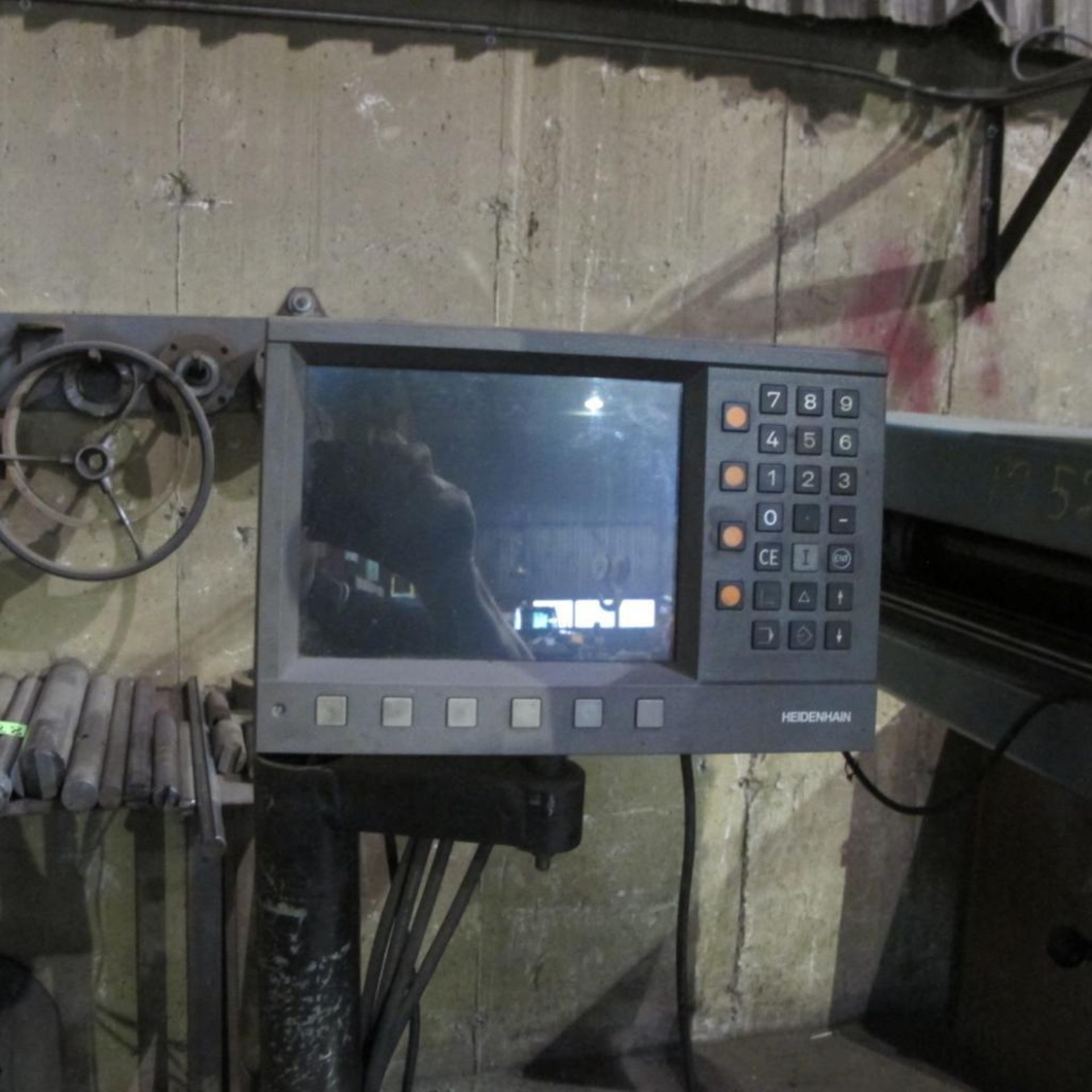 TOS HORIZONTAL BORING MILL MODEL W100A, 4" HEAD, 49" TABLE, TAILSTOCK, HEIDENHAIN 4 AXIS DRO, S/N 30 - Image 17 of 23