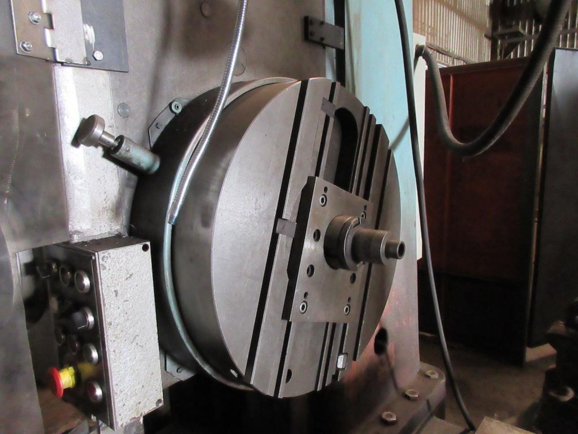 TOS HORIZONTAL BORING MILL MODEL W100A, 4" HEAD, 49" TABLE, TAILSTOCK, HEIDENHAIN 4 AXIS DRO, S/N 30 - Image 8 of 23