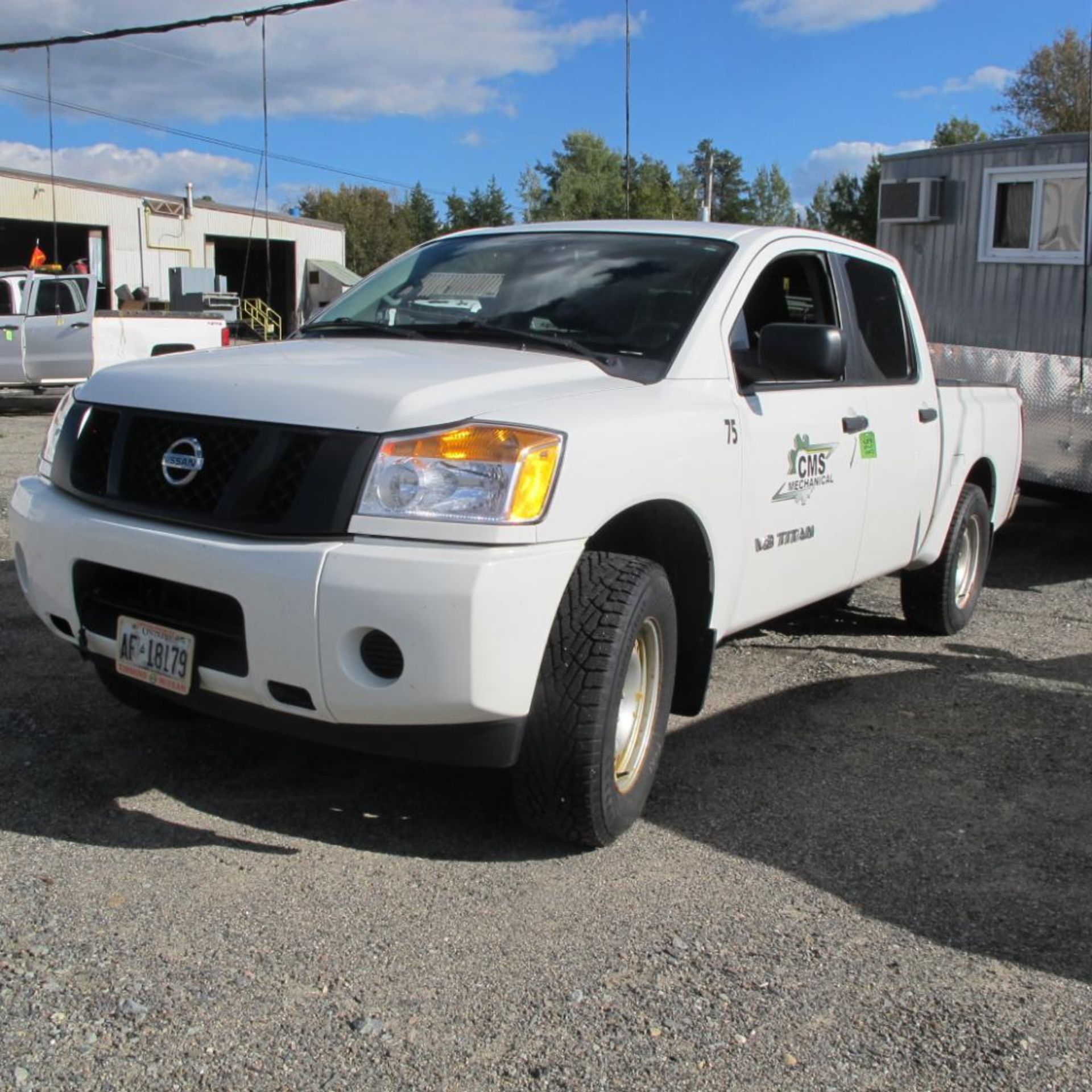 2013 NISSAN TITAN CREW CAB, 92574 KM INDICATED, 4X4, 5.6L, V-8, INCLUDES SUMMER TIRES ON RIMS, 1N6AA - Image 2 of 13