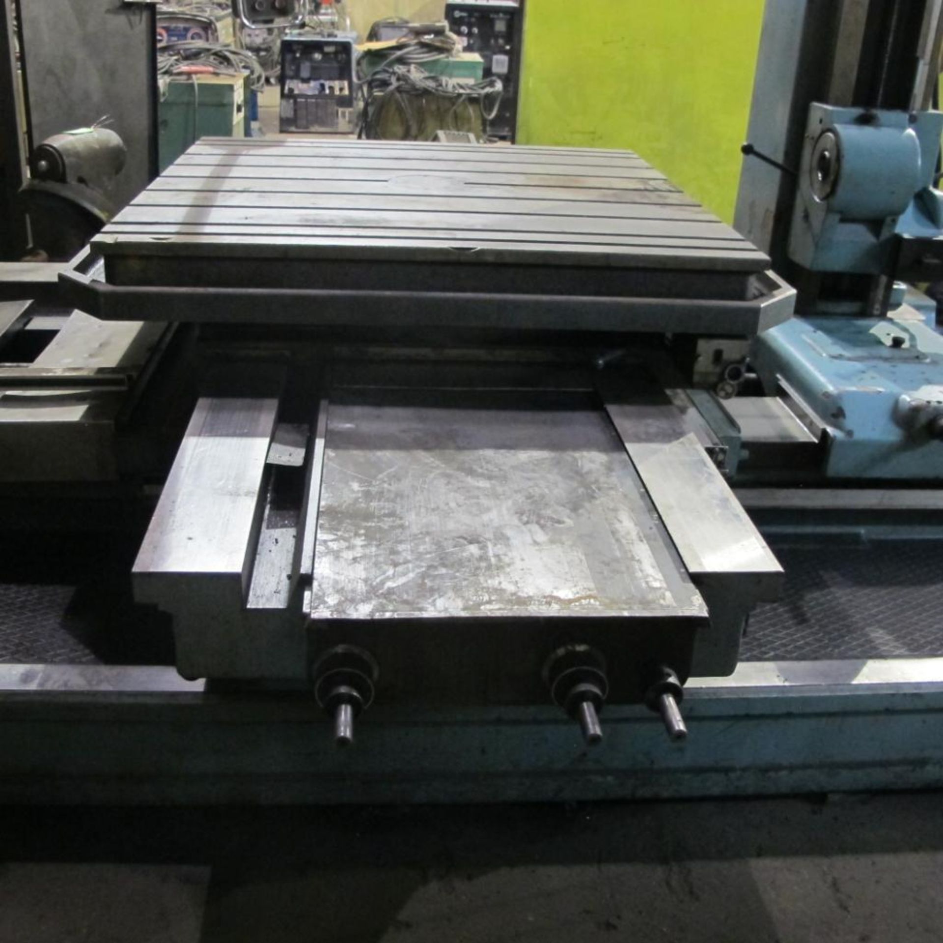 TOS HORIZONTAL BORING MILL MODEL W100A, 4" HEAD, 49" TABLE, TAILSTOCK, HEIDENHAIN 4 AXIS DRO, S/N 30 - Image 12 of 23