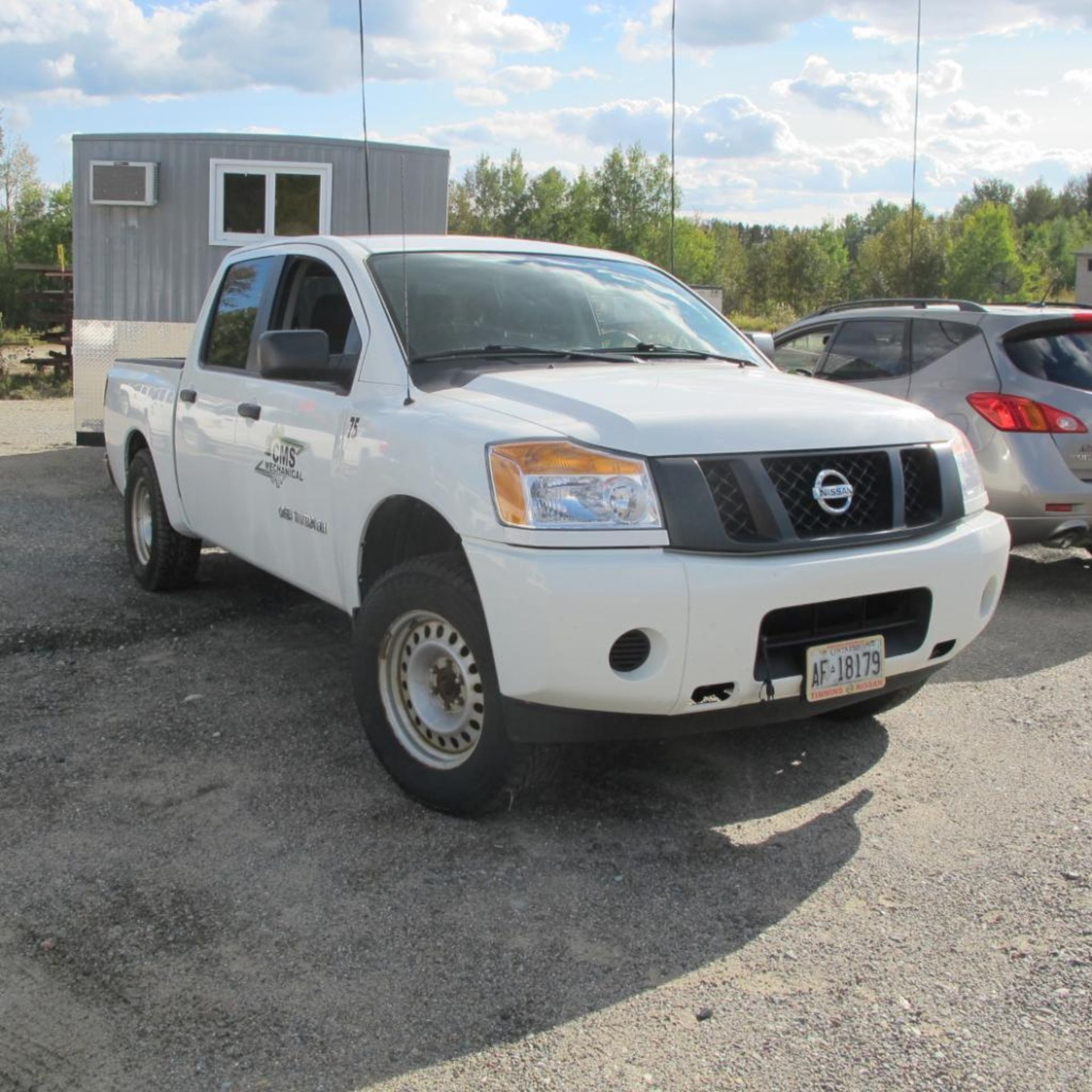 2013 NISSAN TITAN CREW CAB, 92574 KM INDICATED, 4X4, 5.6L, V-8, INCLUDES SUMMER TIRES ON RIMS, 1N6AA - Image 3 of 13