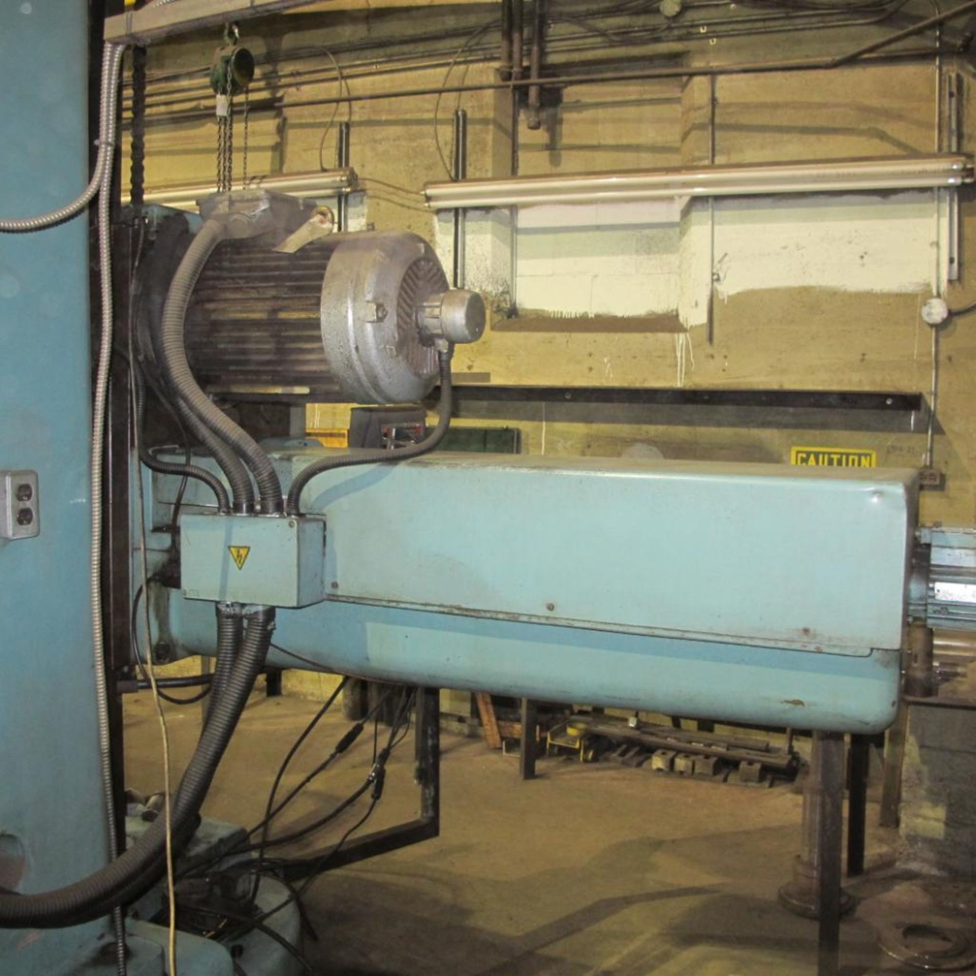 TOS HORIZONTAL BORING MILL MODEL W100A, 4" HEAD, 49" TABLE, TAILSTOCK, HEIDENHAIN 4 AXIS DRO, S/N 30 - Image 10 of 23