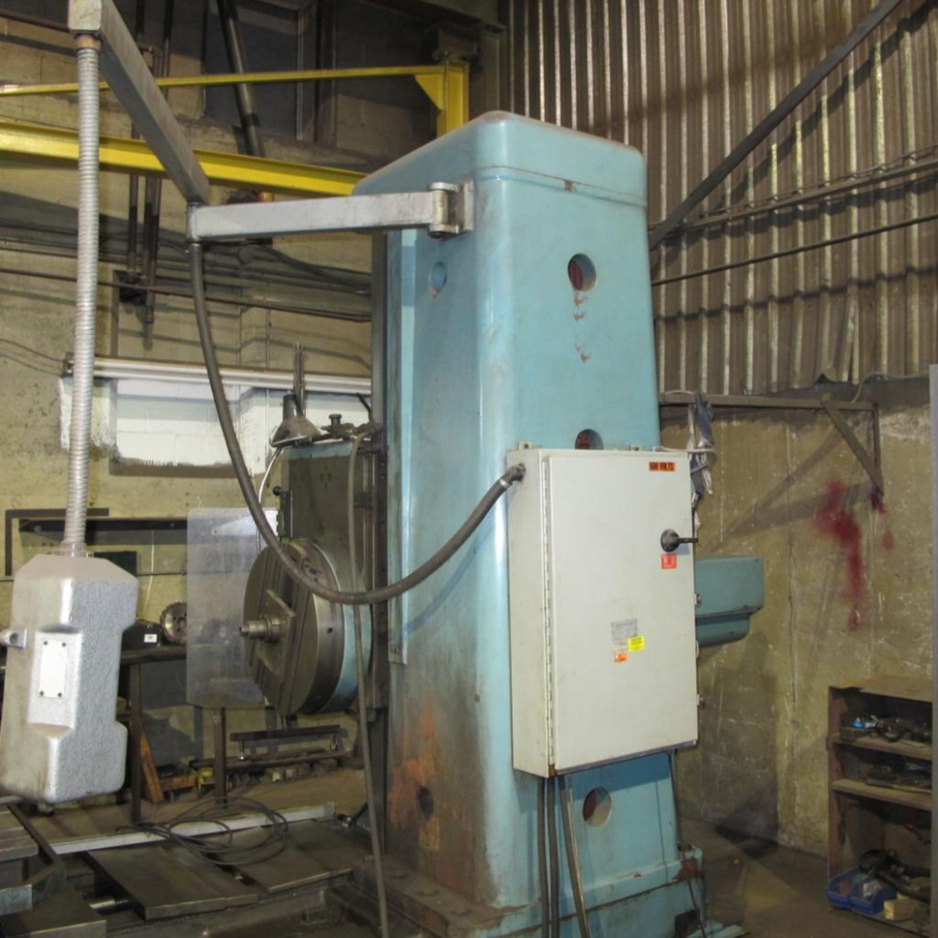 TOS HORIZONTAL BORING MILL MODEL W100A, 4" HEAD, 49" TABLE, TAILSTOCK, HEIDENHAIN 4 AXIS DRO, S/N 30 - Image 9 of 23