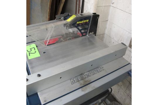 MASTERCRAFT HAWKEYE PORTABLE LASER TABLE SAW (UPPER TOOL CRIB) - Image 3 of 3