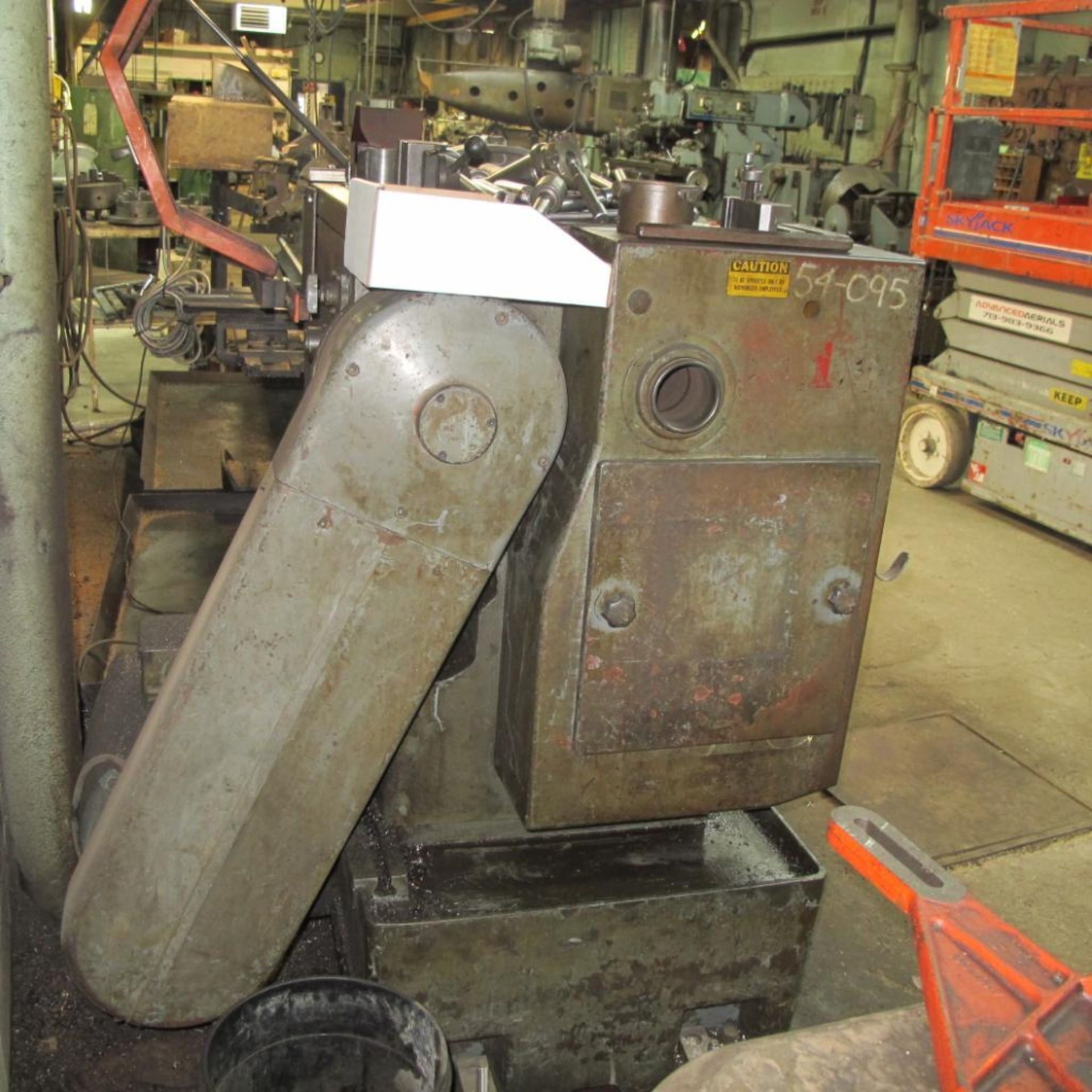 VDF 24" X 10' LATHE, 22" 4 JAW CHUCK, 3 1/4" BORE, TAILSTOCK, STEADY REST, FOLLOW REST, TOOL POSTS, - Image 16 of 16