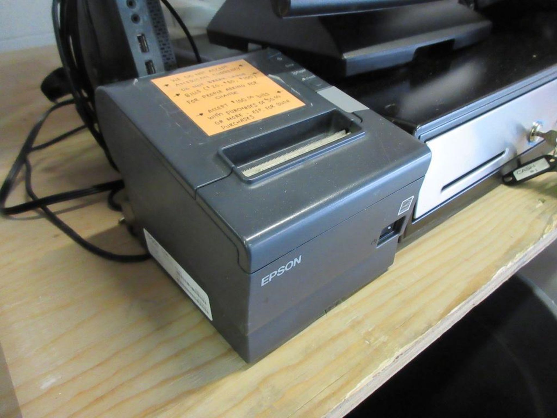 PAR Everserv 500 POS Terminal w Dell Optiplex 3020 base, Epson M244A thermal printer, Verifone VX520 - Image 4 of 8