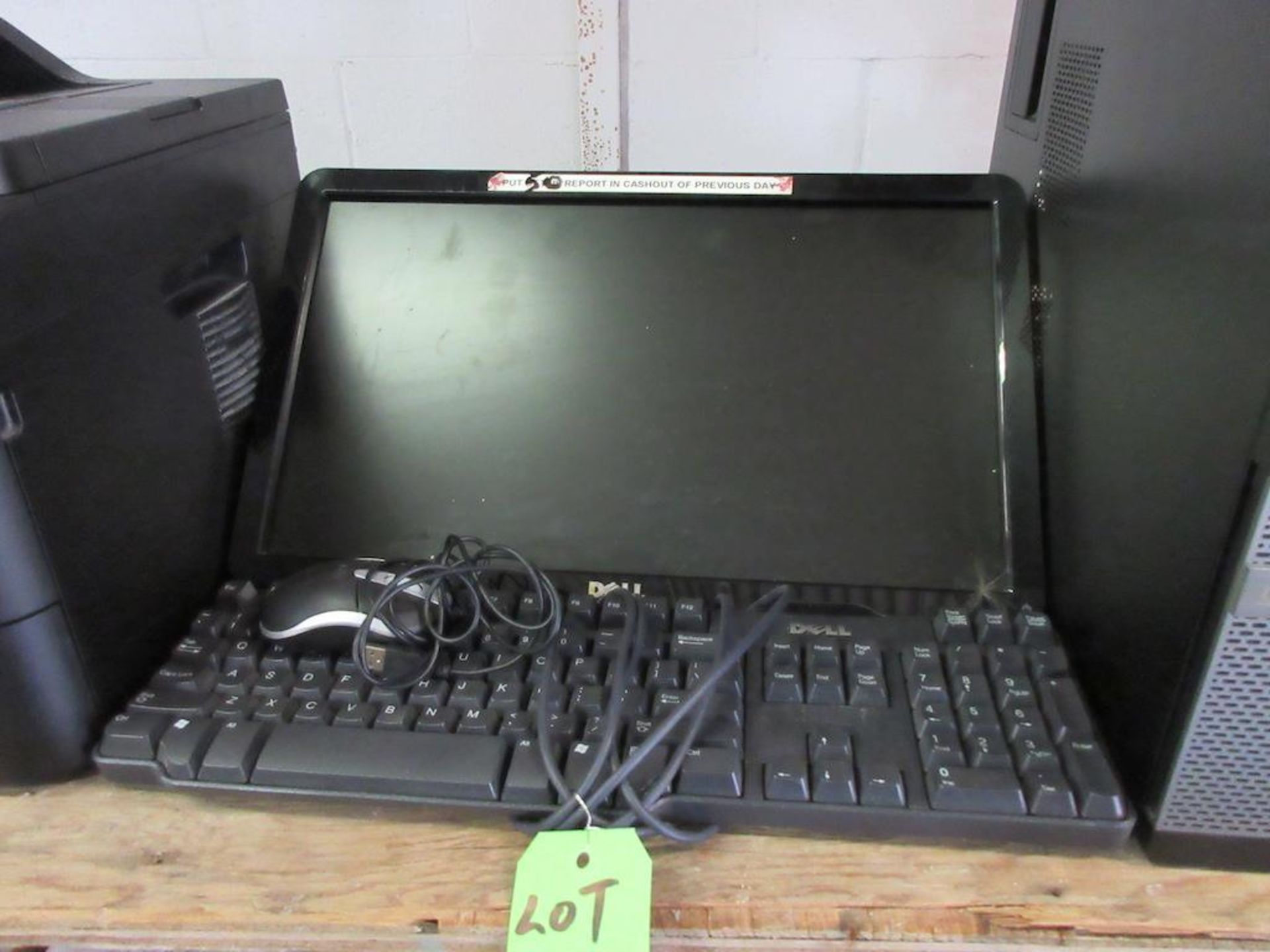 Dell optiplex 7010 PC w 18" Dell Flat screen, keyboard & Dell E514DW multi function printer - Image 3 of 4