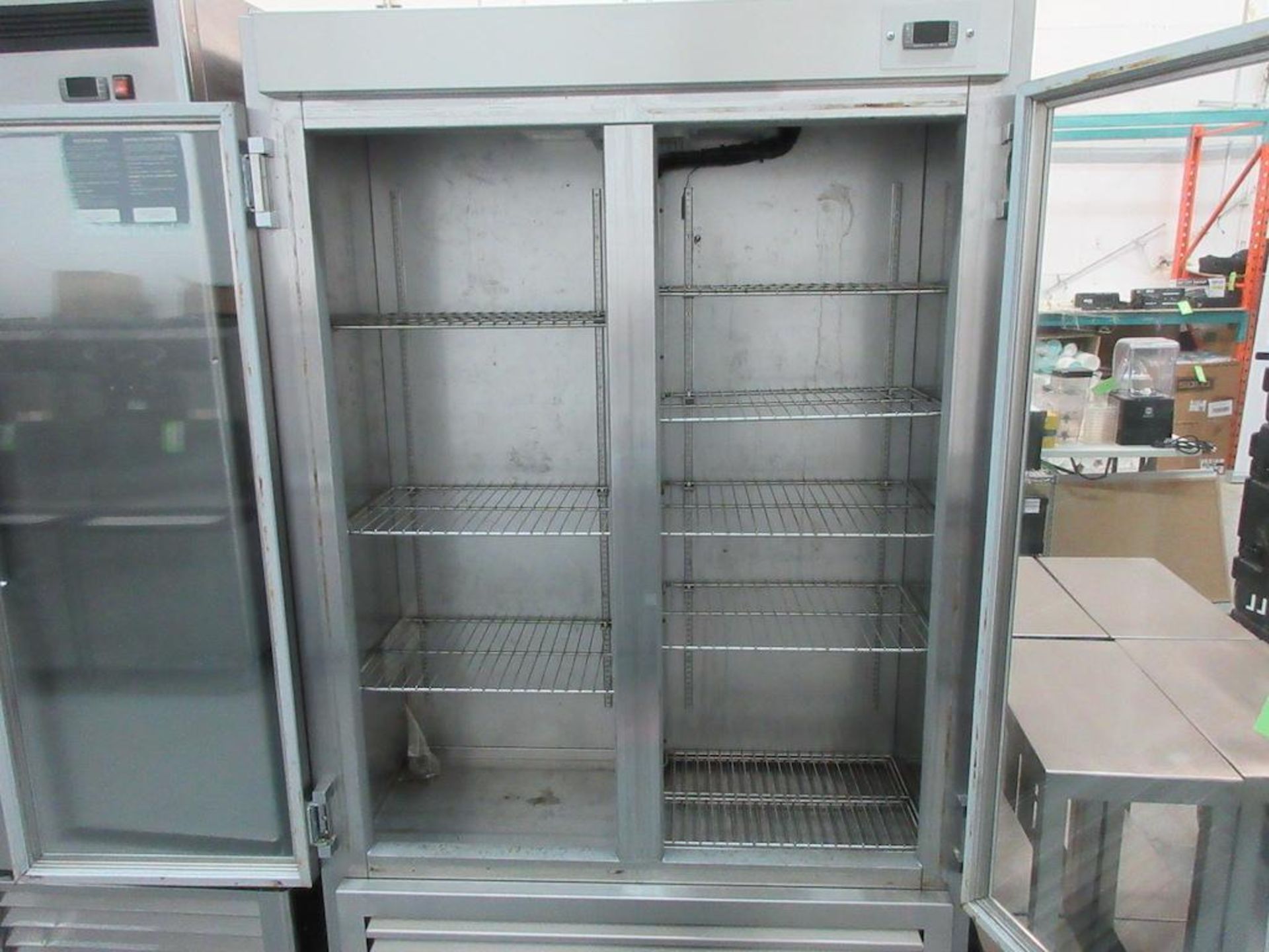 2015 Ardron Makie model BB-0X3 2 door reach in refrigerator, glass doors, sn B525-03LED60 - Image 3 of 4