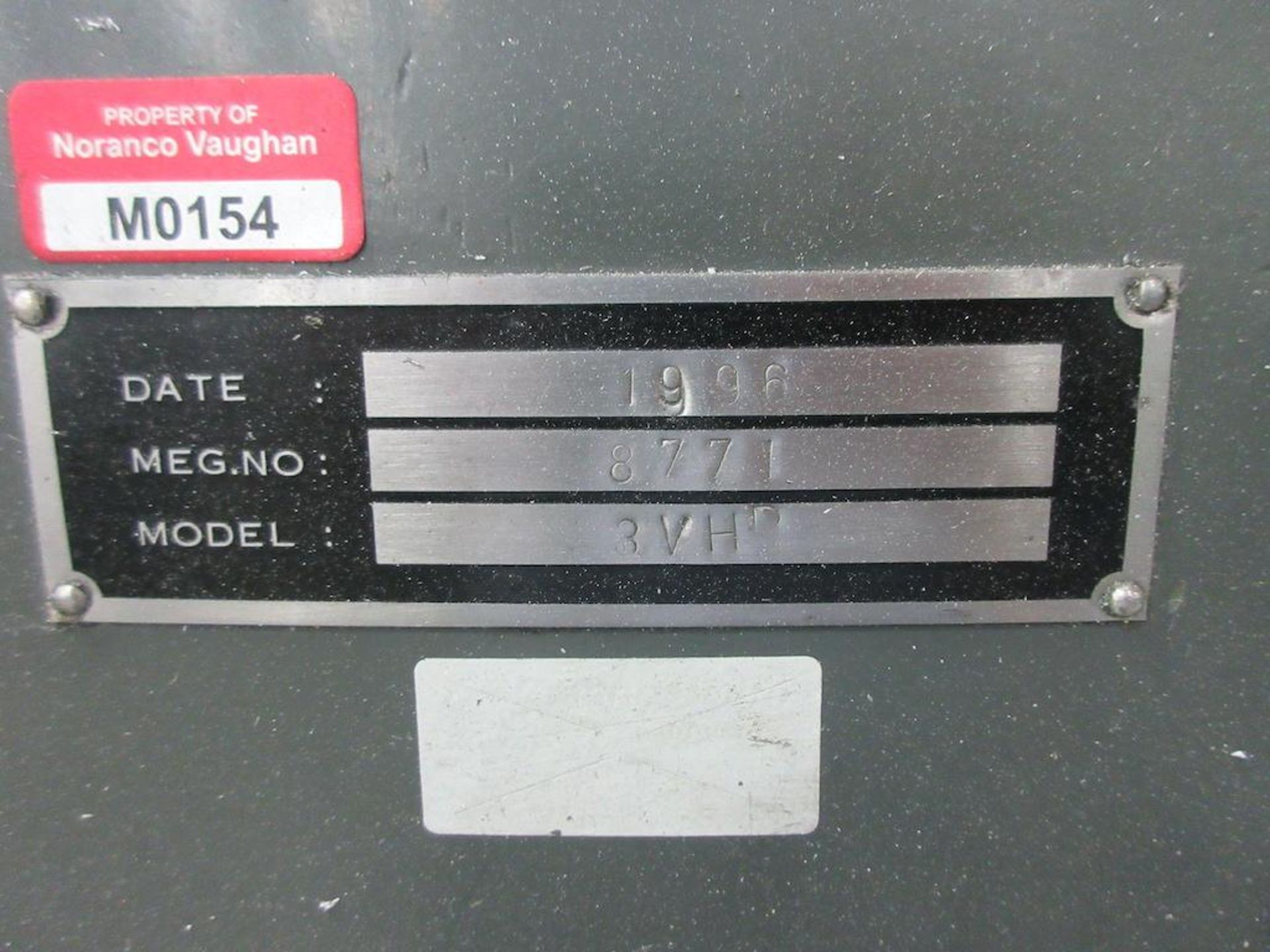 TECHLEADER mill model 3VHR, 60-4200 rpm, 10" x 50" table, Mitutoyo 2 axis DRO, 1996, sn 8771 [M0154] - Image 6 of 7