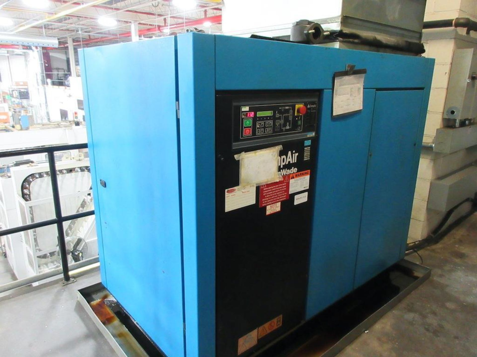 COMPAIR 50 hp air compressor model Cyclon 475 SR, 1999, sn F170/0504 [WB upper mezz] [Exclusive rigg