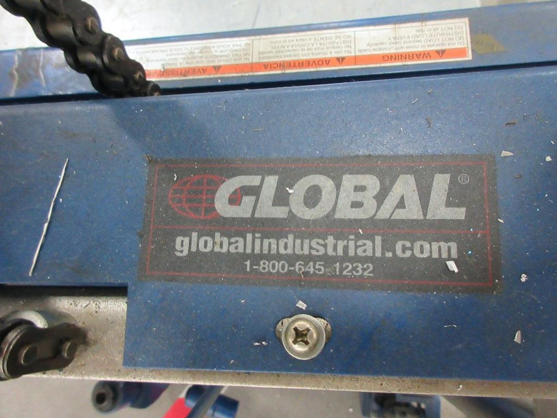 2017 Global Industrial HYD-10-EP 41"x22" 300# capacity portable hydraulic die lift, sn 51438081 - Image 4 of 4