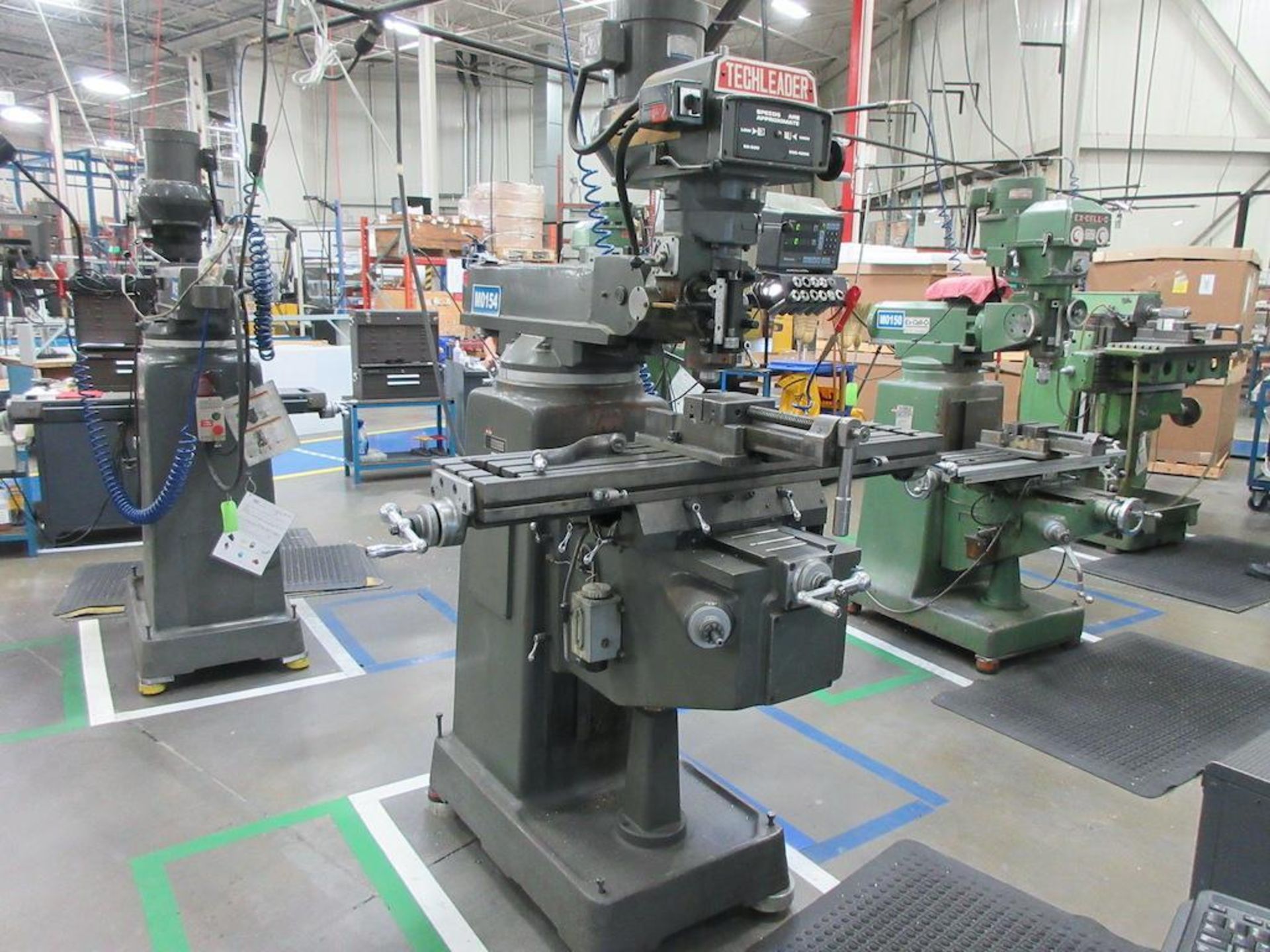 TECHLEADER mill model 3VHR, 60-4200 rpm, 10" x 50" table, Mitutoyo 2 axis DRO, 1996, sn 8771 [M0154] - Image 2 of 7