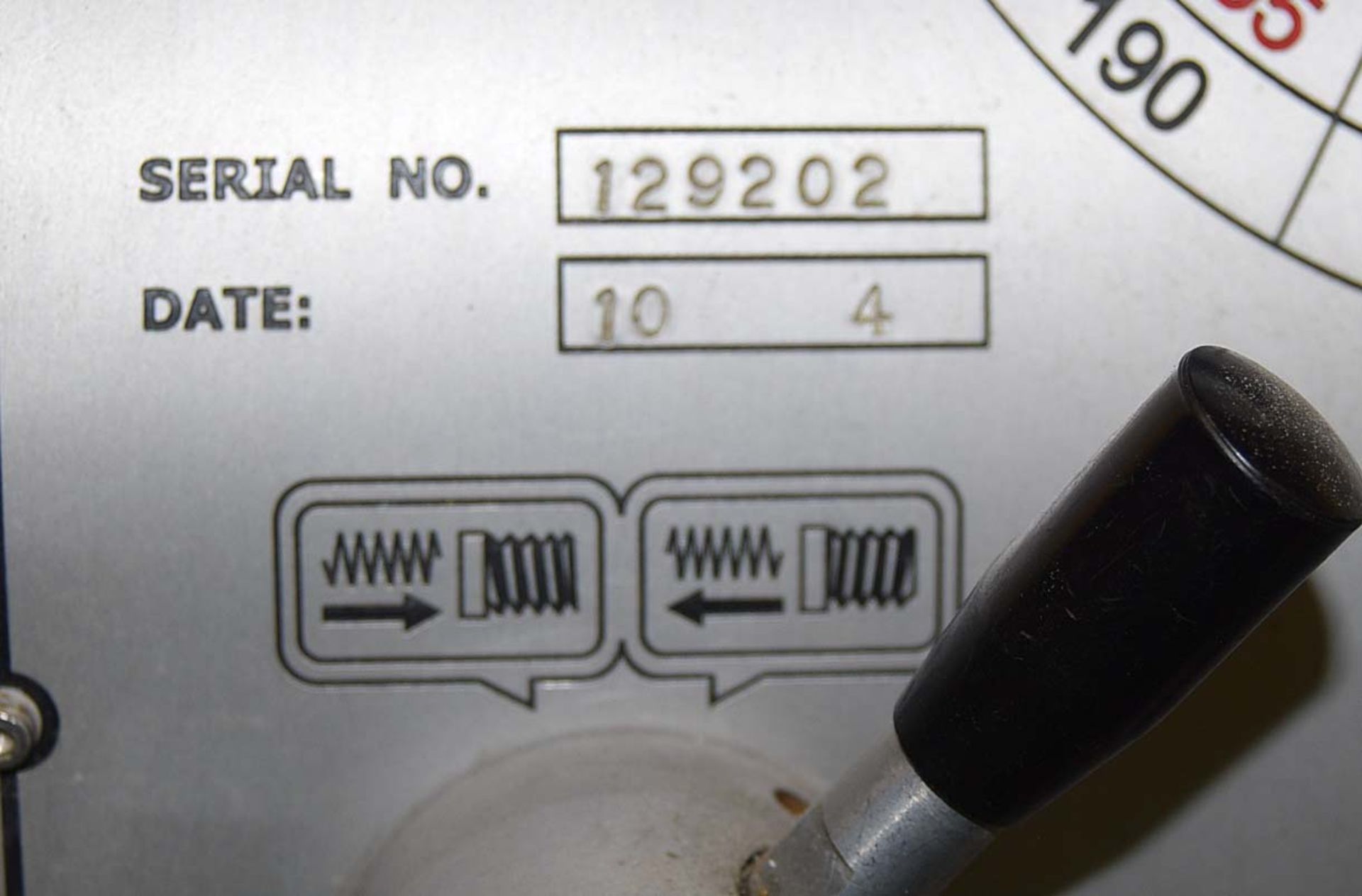 A WARCO GH1232 8-Speed Geared Head Gap Bed Centre Lathe, Serial No. 129202 (2004), with fitted NC - Image 2 of 3