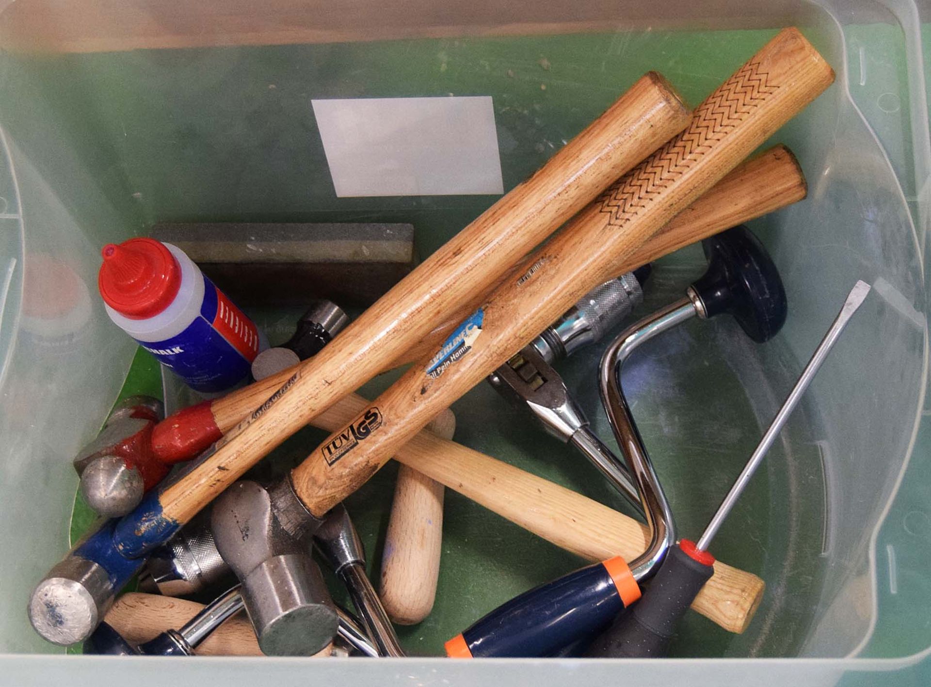 A Quantity of Hand Tools including Eight Ball Pein Hammers, Four DRAPER Carpenters Ratchet Braces, - Image 2 of 3