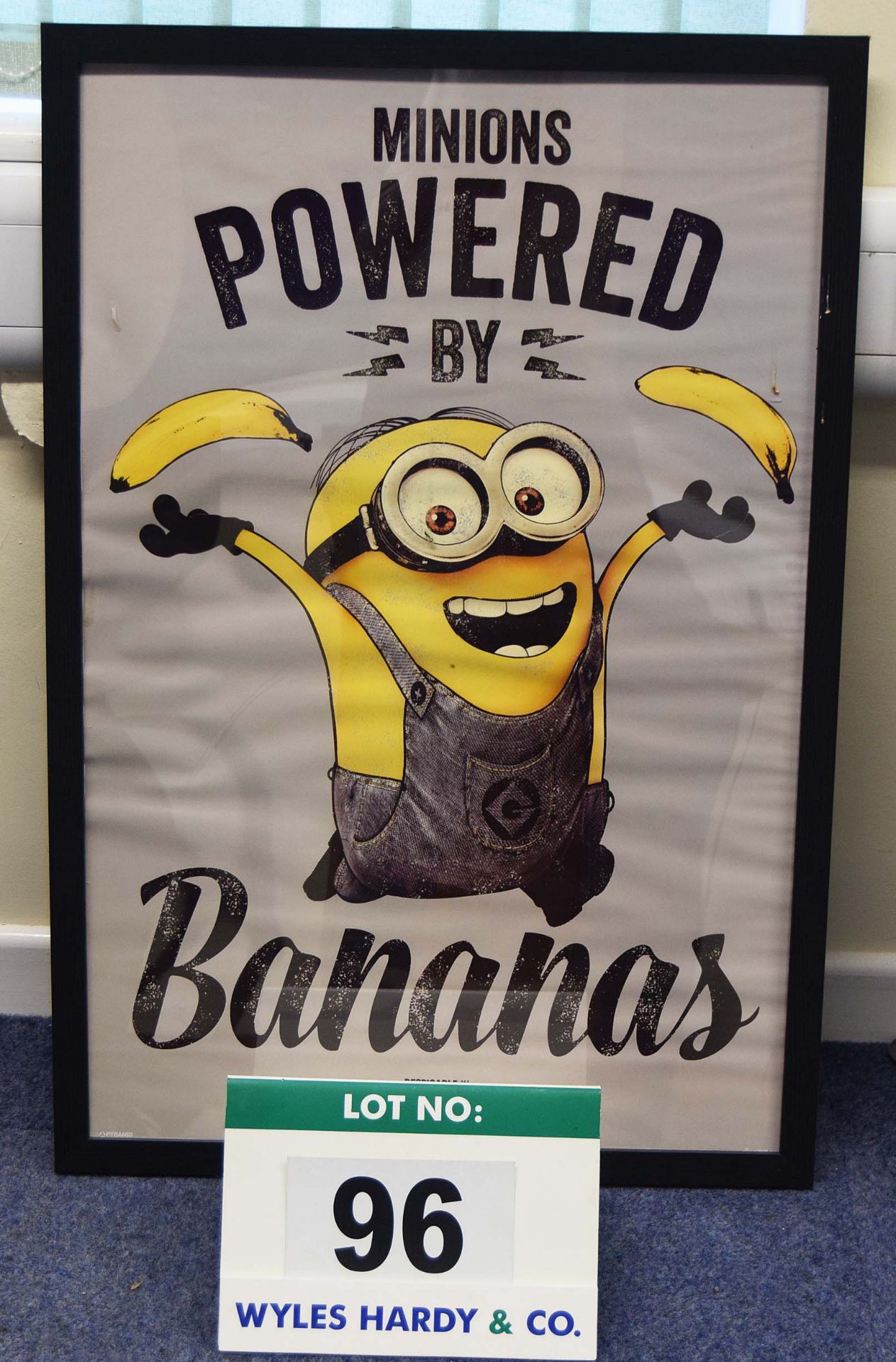 A Framed Despicable Me Poster