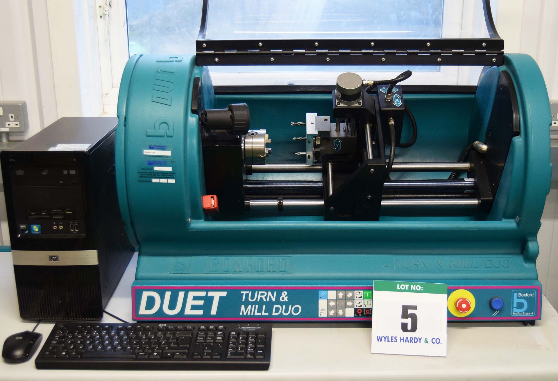 A BOXFORD Duet Turn and Mill Duo Benchtop Combined Model Makers CNC Centre Lathe and Vertical