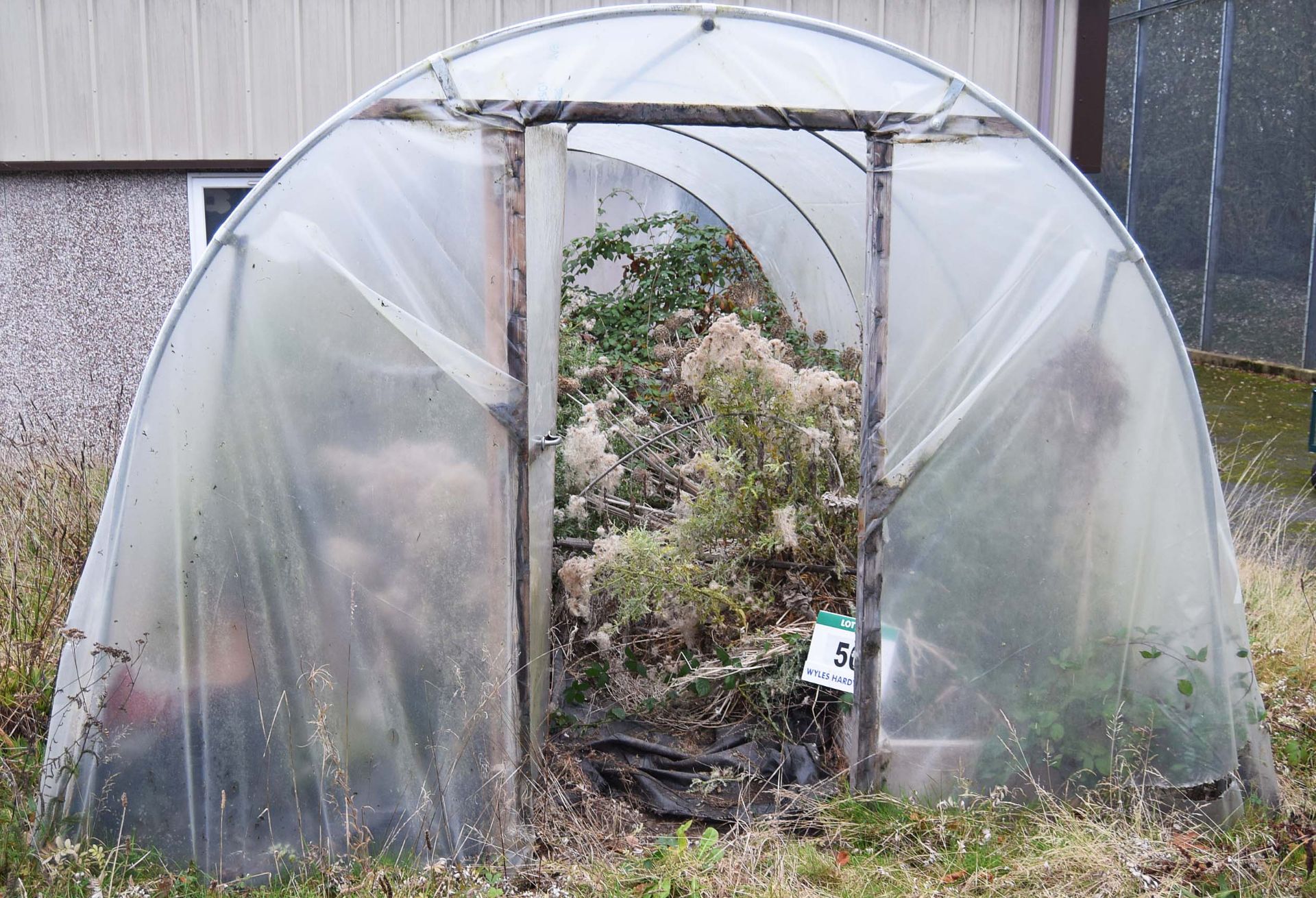 A Tubular Steel Framed 5M x 3M Poly Tunnel - Image 2 of 2