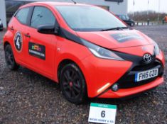 A TOYOTA AYGO CX-CITE VVT-1 1.0 5-Door Hatchback Registration Number: FH15 GZO. 5-Speed Manual