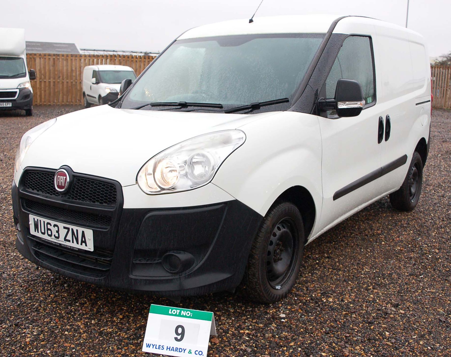 A FIAT DOBLO 1.3 16V Multijet SWB Panel Van Registration Number: WO63 ZNA. 5-Speed Manual Gearbox, - Image 2 of 8