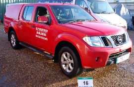 A NISSAN NAVARA ACENTA 2.5 DCi Crewcab Pick-Up Truck Registration Number: T8 DPB 6-Speed Manual