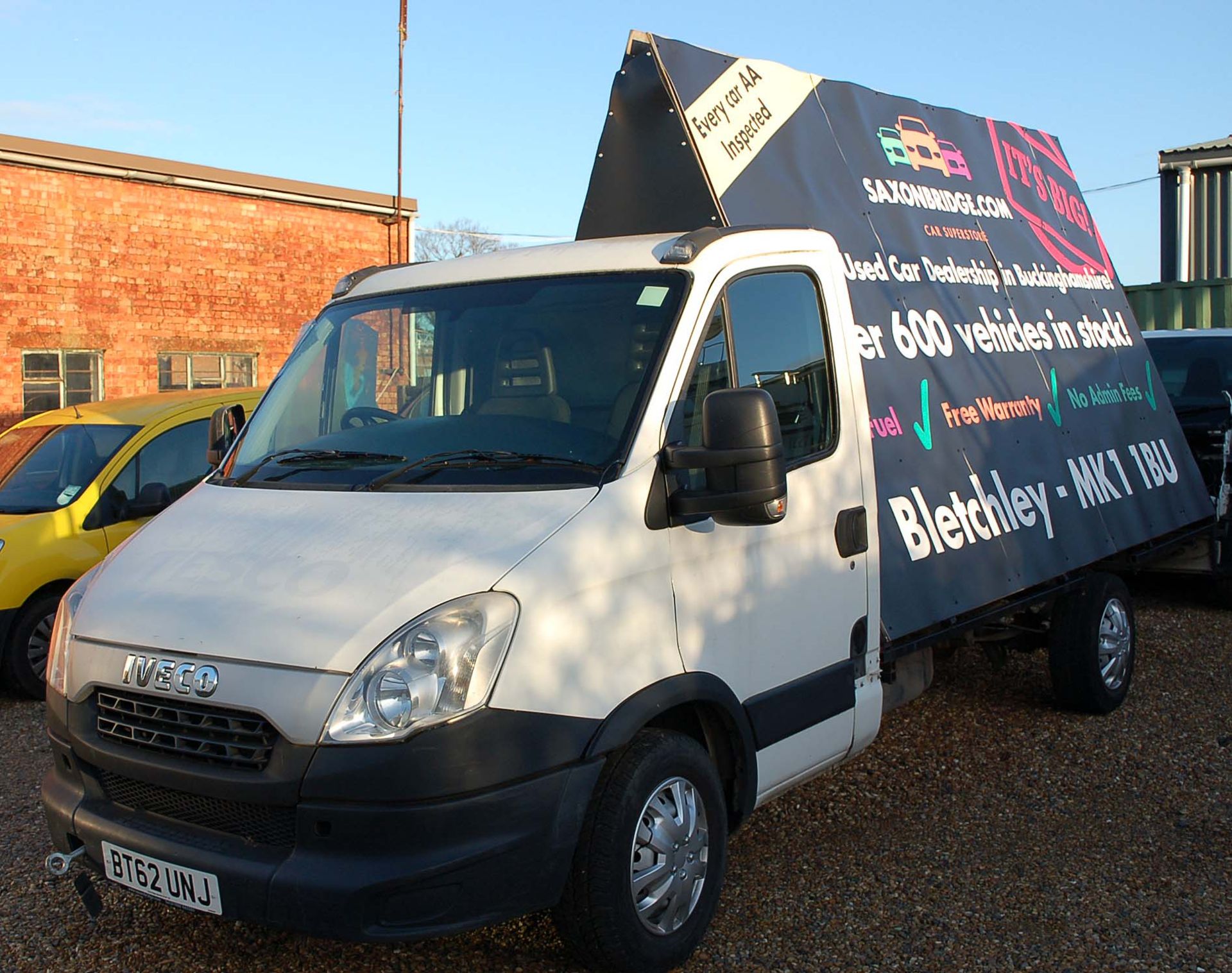 An IVECO DAILY 35511 Long Wheelbase Chassis Cab Registration Number: BT62 UNT. 5-Speed Manual - Image 2 of 6