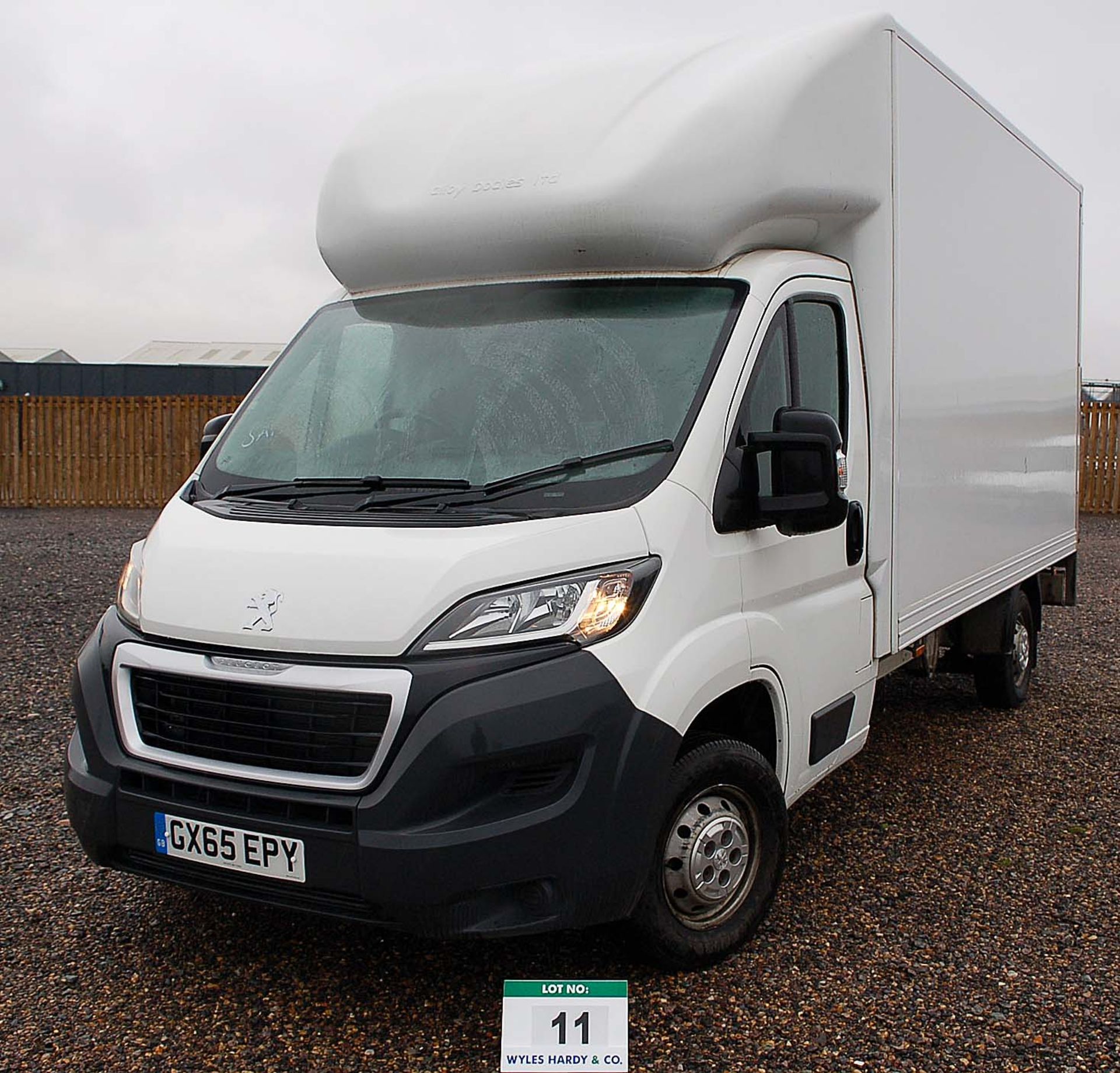 A PEUGEOT BOXER 335L3 2.2 HDi Luton Van Registration Number: GX65 EPY. 6-Speed Manual Gearbox, - Image 2 of 9