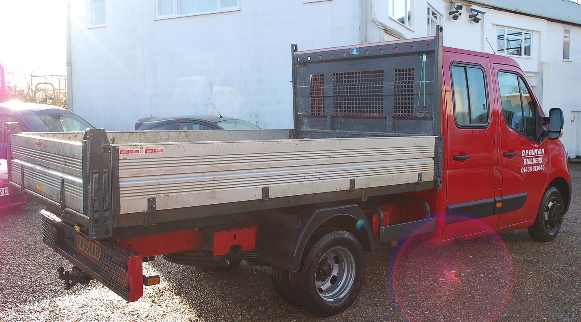 A VAUXHALL MOVANO R3500 L3HI 2.3 CDTi 5/5 DRW Long Wheel Base Crewcab Tipper Truck Registration - Image 4 of 11