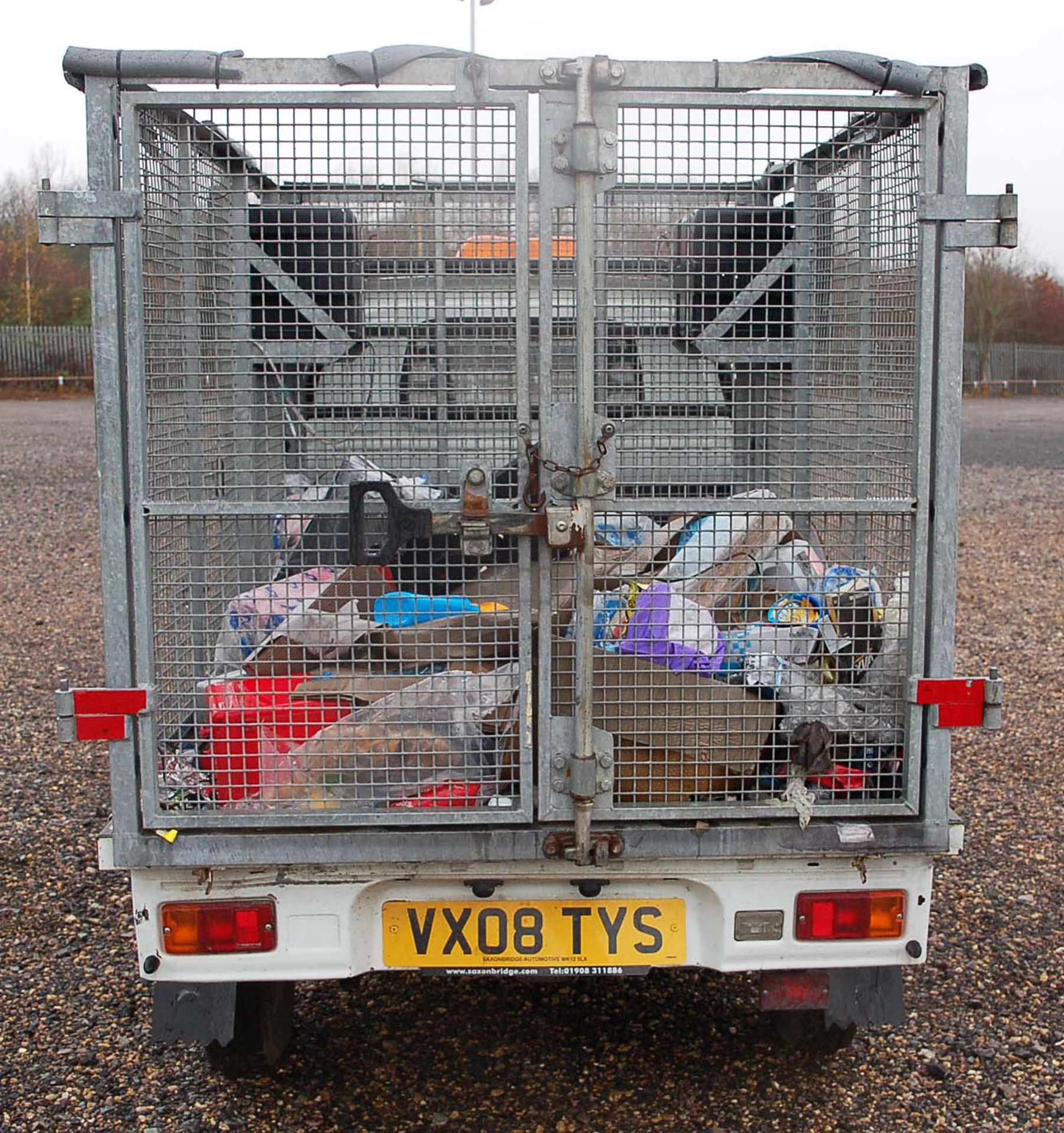 A PIAGGIO PORTER 1.3 Petrol 4WD Cage Bodied Tipper Truck. Registration Number: VX08 TYS. 5-Speed - Image 5 of 7