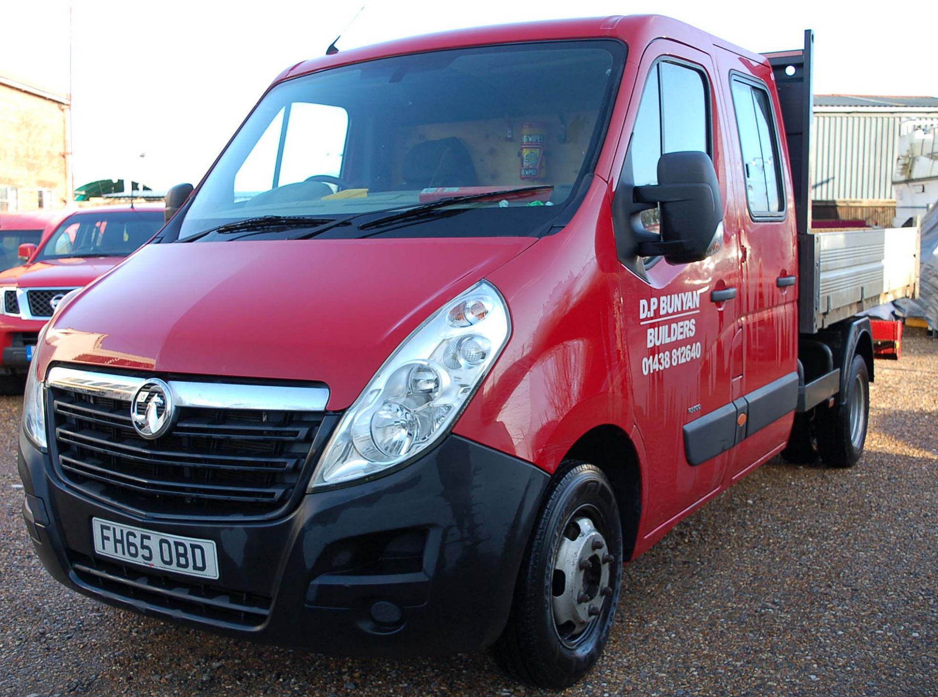 A VAUXHALL MOVANO R3500 L3HI 2.3 CDTi 5/5 DRW Long Wheel Base Crewcab Tipper Truck Registration - Image 2 of 11