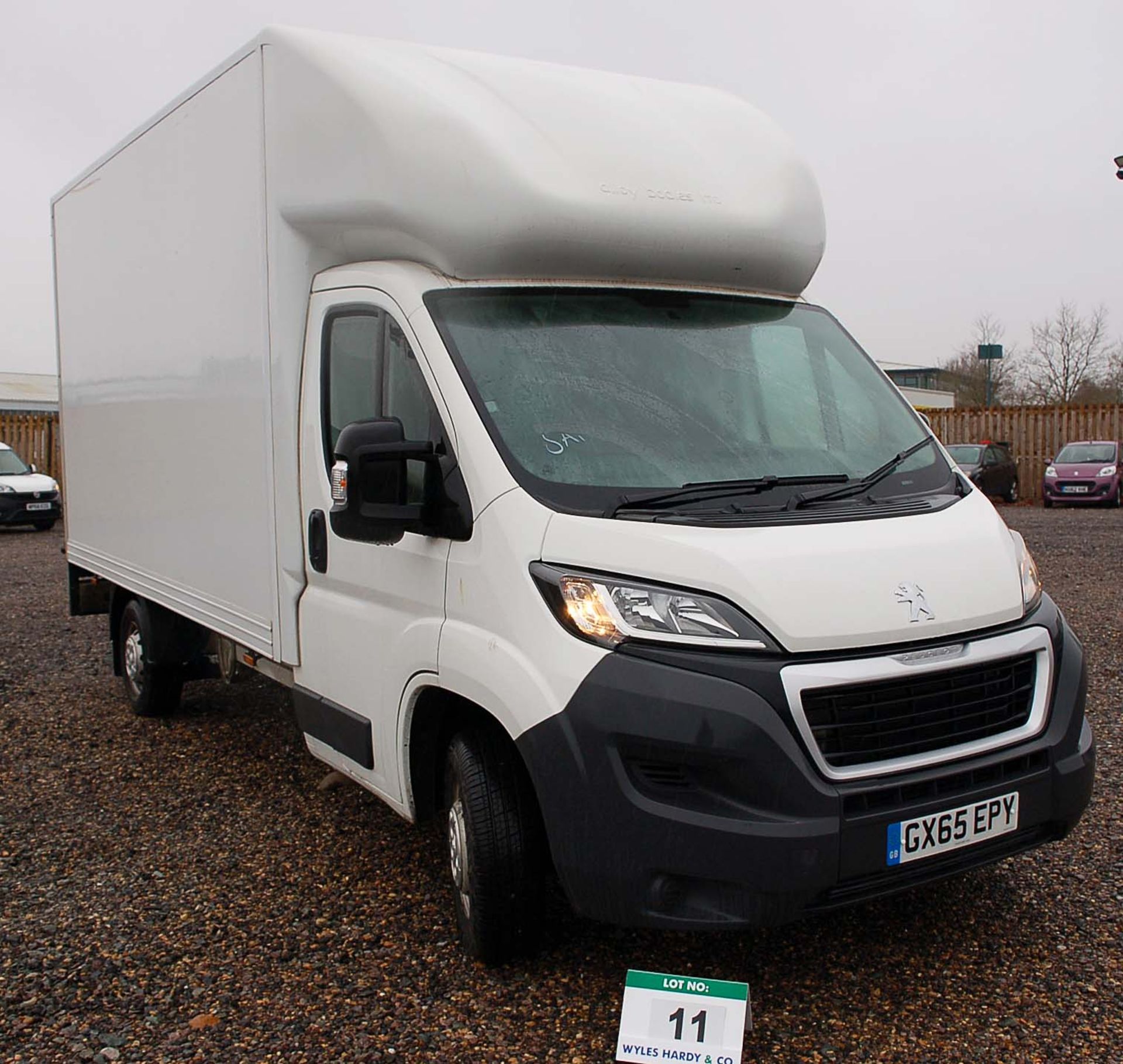 A PEUGEOT BOXER 335L3 2.2 HDi Luton Van Registration Number: GX65 EPY. 6-Speed Manual Gearbox,