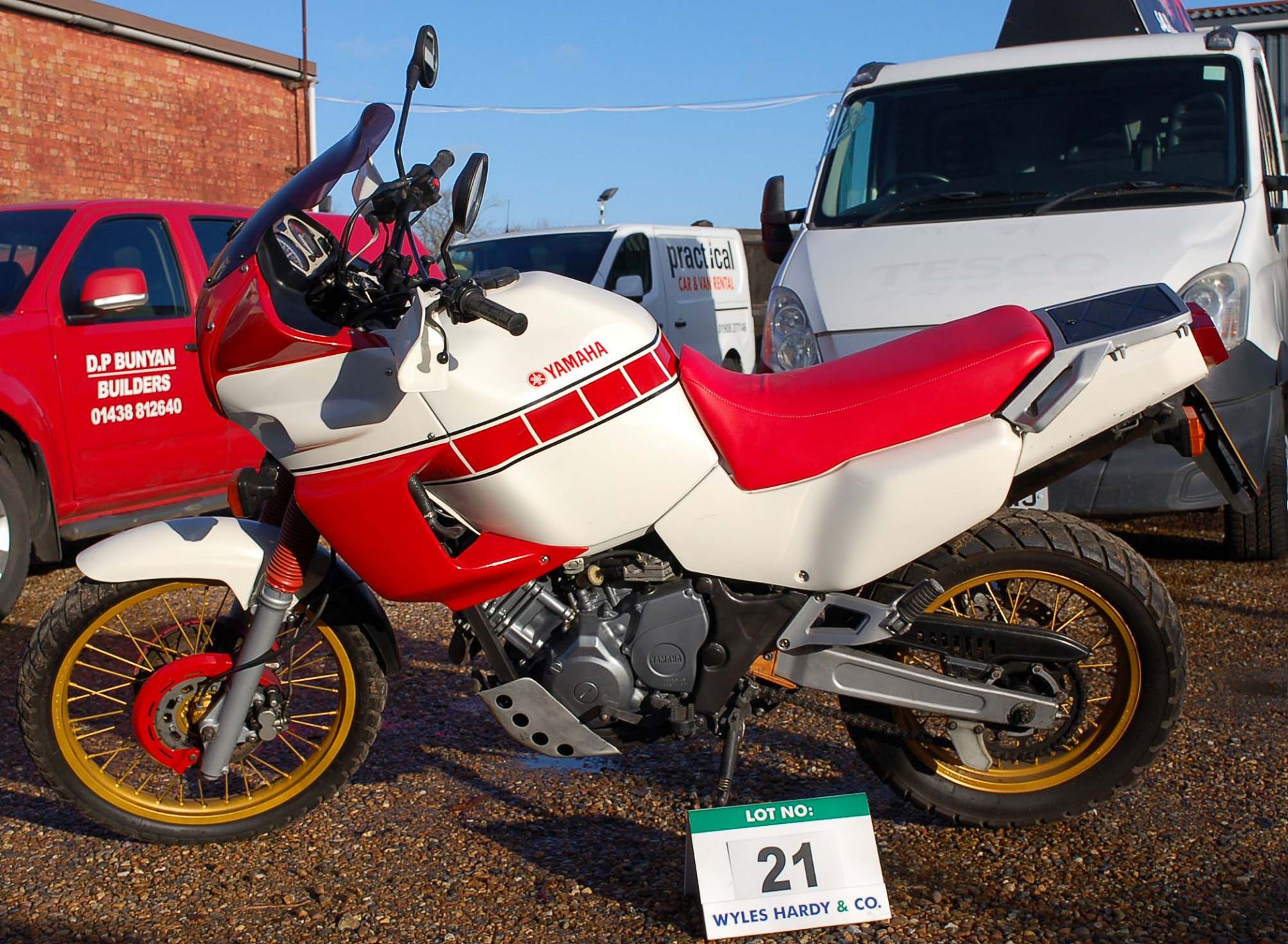 A YAMAHA XTZ Super Tenere 750cc Dual Sport Motorcycle. Registration Number: F486 KTV. Frame