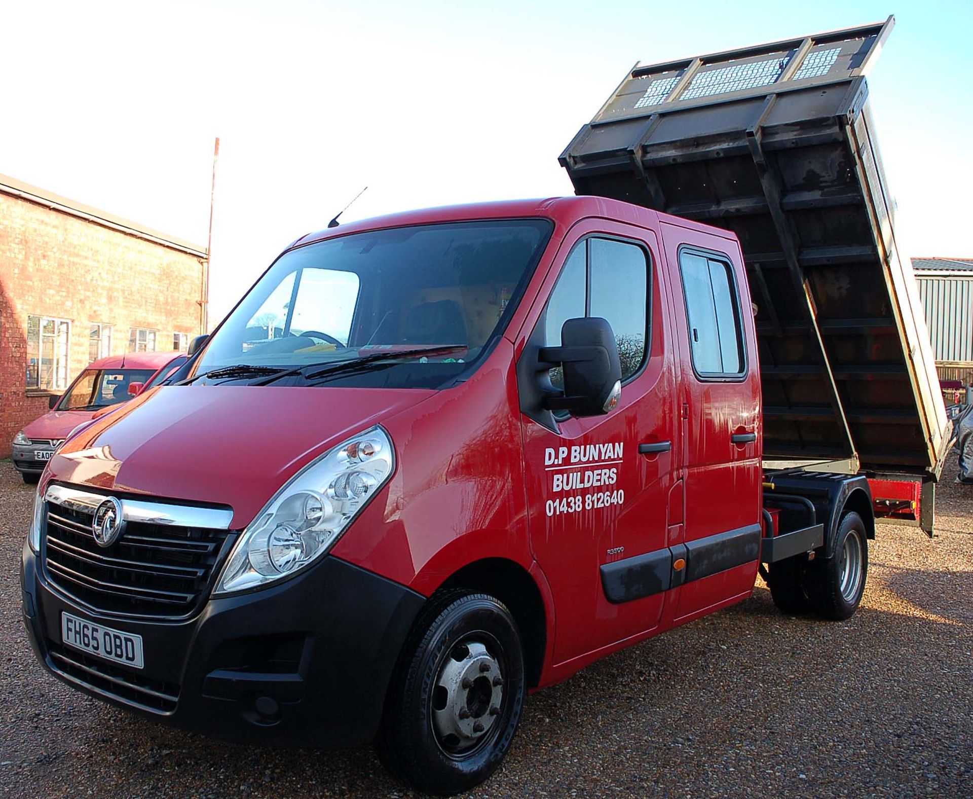 A VAUXHALL MOVANO R3500 L3HI 2.3 CDTi 5/5 DRW Long Wheel Base Crewcab Tipper Truck Registration - Image 6 of 11