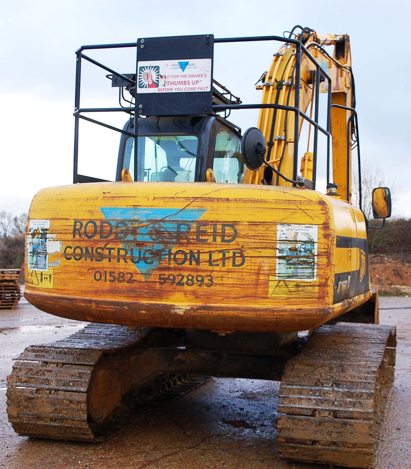 A JCB JS160 LC 16 Tonne 360 Degree Slew Tracked Excavator Serial Number: SLPJ516C6E1059439 (2006) - Image 5 of 9