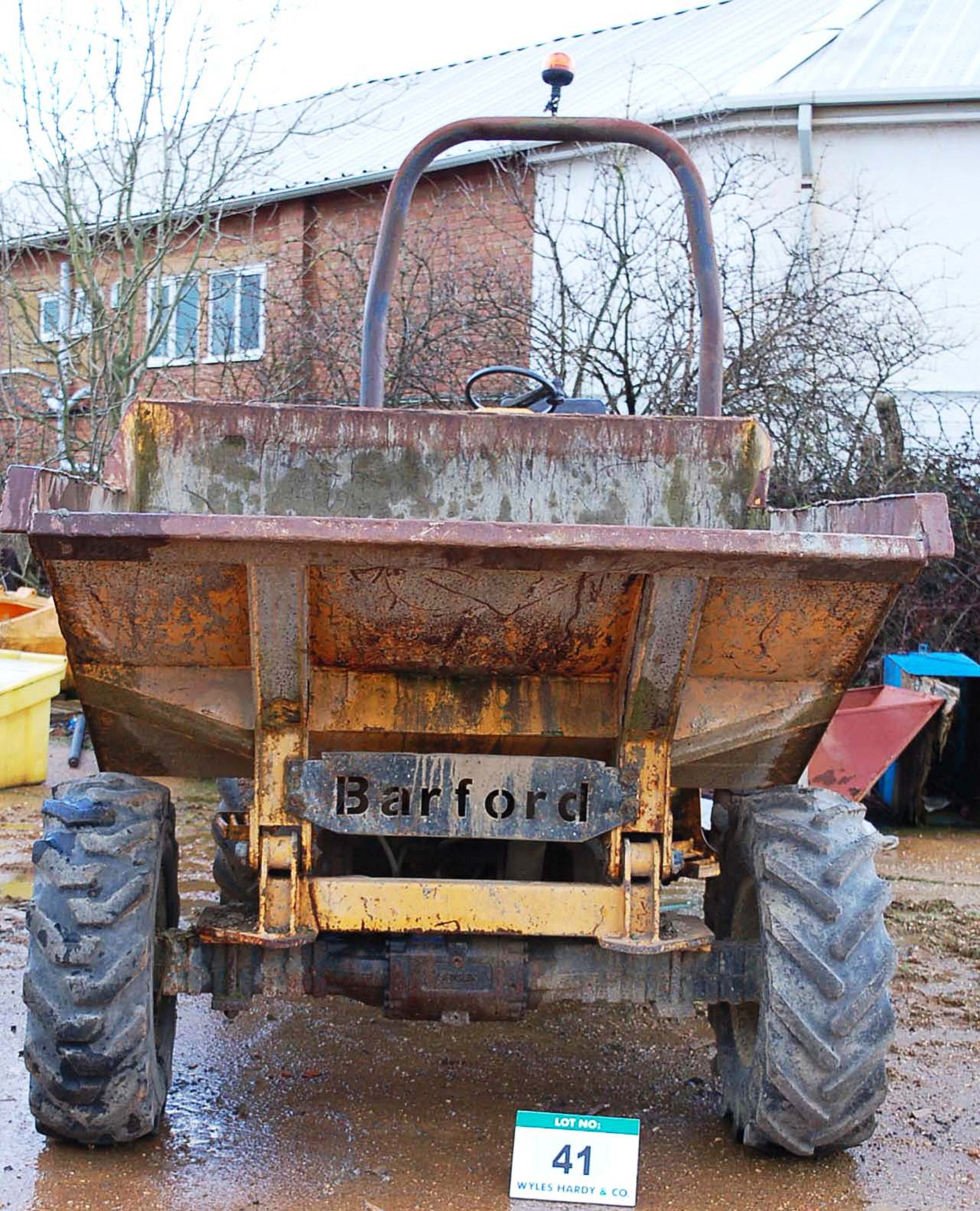 A 2004 BARFORD SX5000 5000Kg Capacity Straight Tip Articulated All Wheel Drive Site Dumper Serial - Image 2 of 5