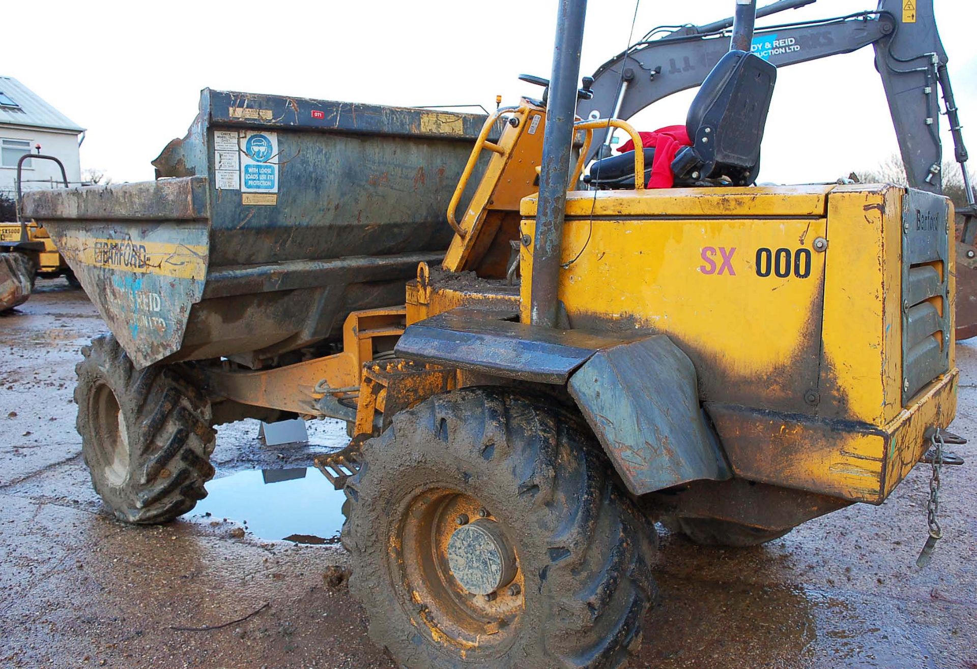 A 2006 BARFORD SX6000 6000Kg Capacity Straight Tip Articulated All Wheel Drive Site Dumper Serial - Image 3 of 5