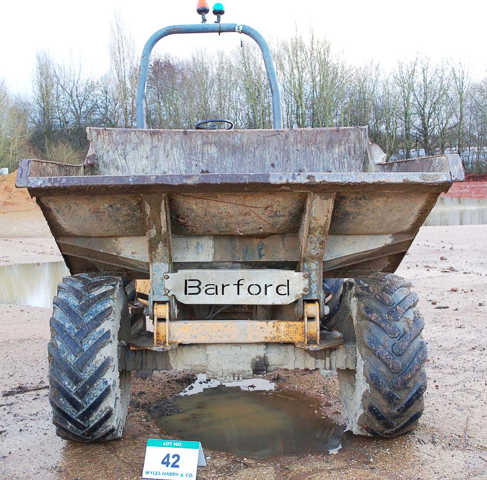 A 2006 BARFORD SX6000 6000Kg Capacity Straight Tip Articulated All Wheel Drive Site Dumper Serial