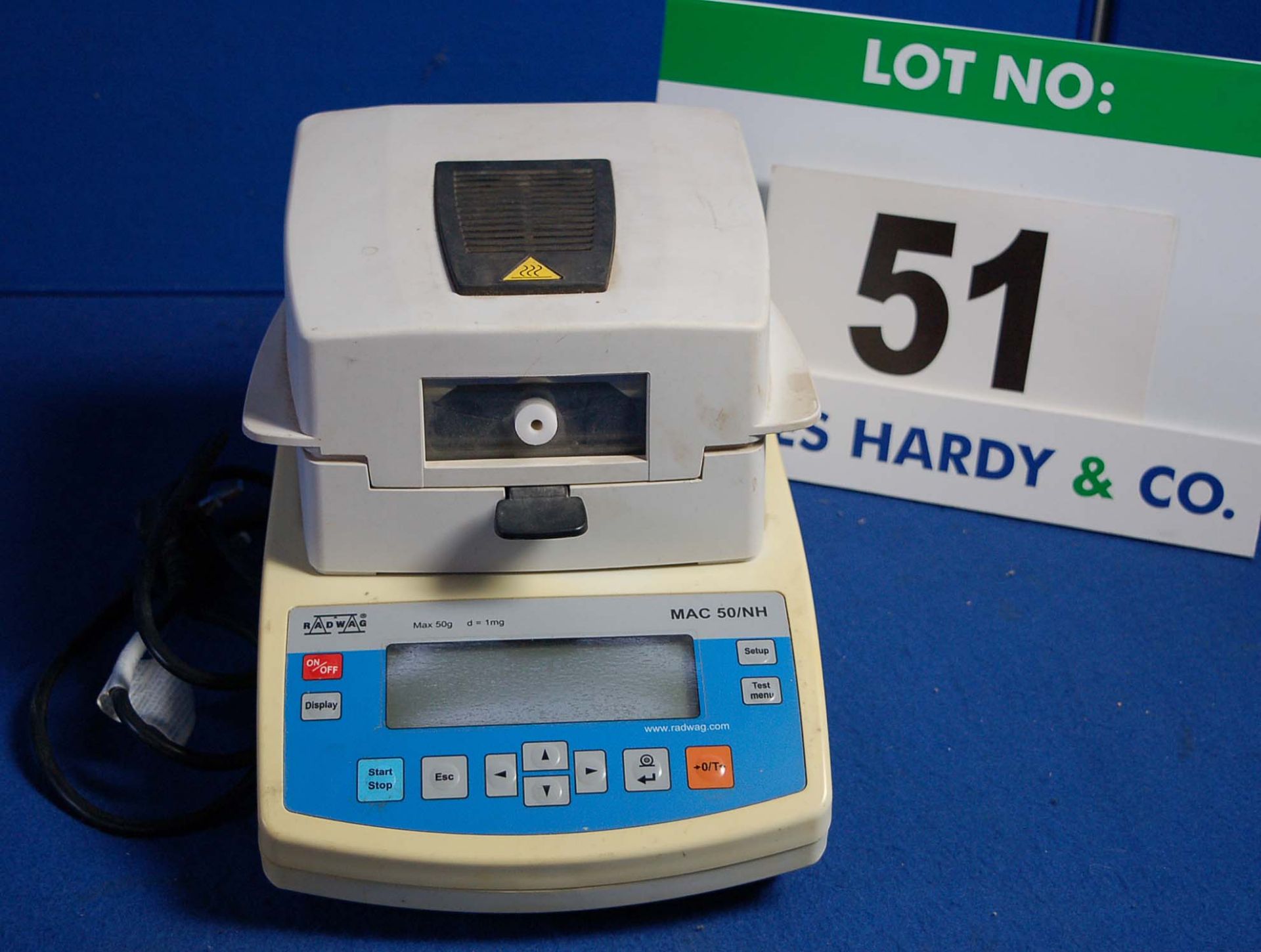 A RADWAG MAC50/NH Moisture Analyser