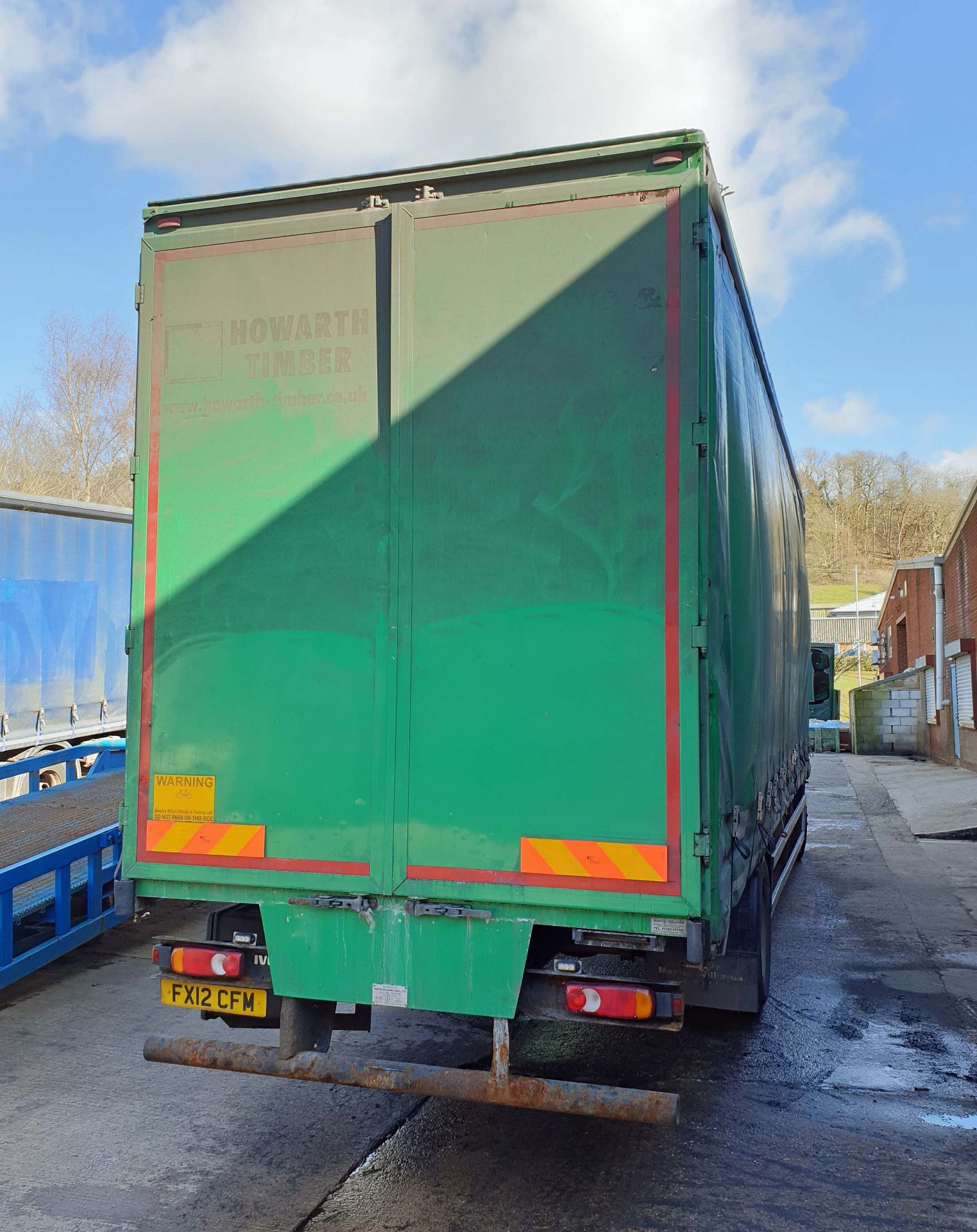 An IVECO Eurocargo ML180E25 5880cc Euro5 18-Tonne 4x2 Curtainside Truck, Registration No. FX12 - Image 3 of 9