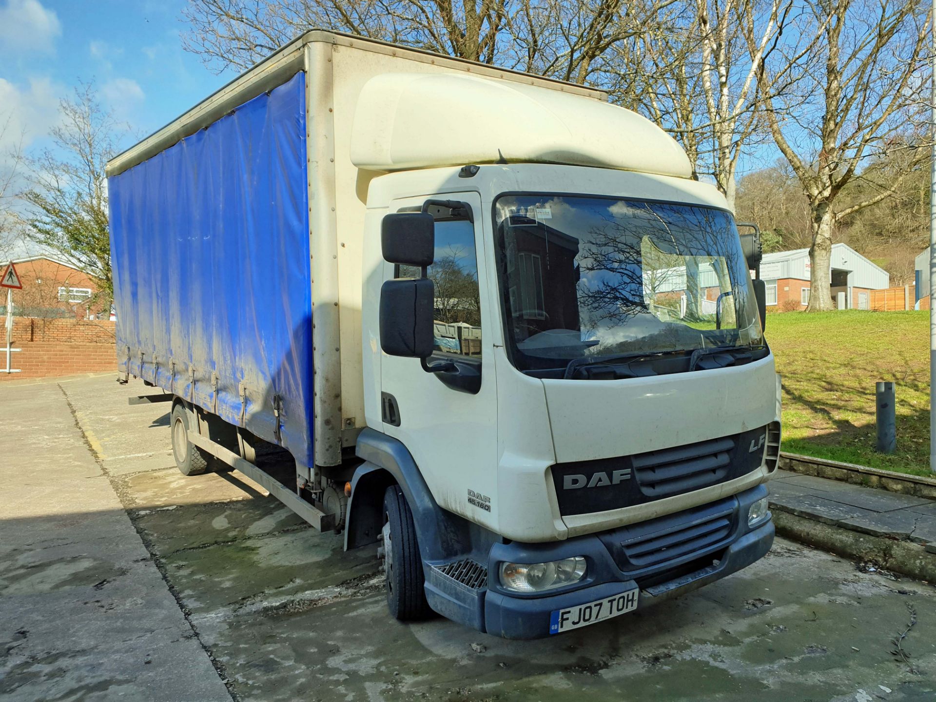 A DAF FA LF45.160 08 E 4500cc 4x2 7.5-Tonne Curtainside Truck, Registration No. FJ07 TOH, First - Image 2 of 9