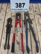 Three Bolt Cutters