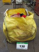 A Dumpy Bulk Bag of Assorted Plastic Parts/Storage Bins