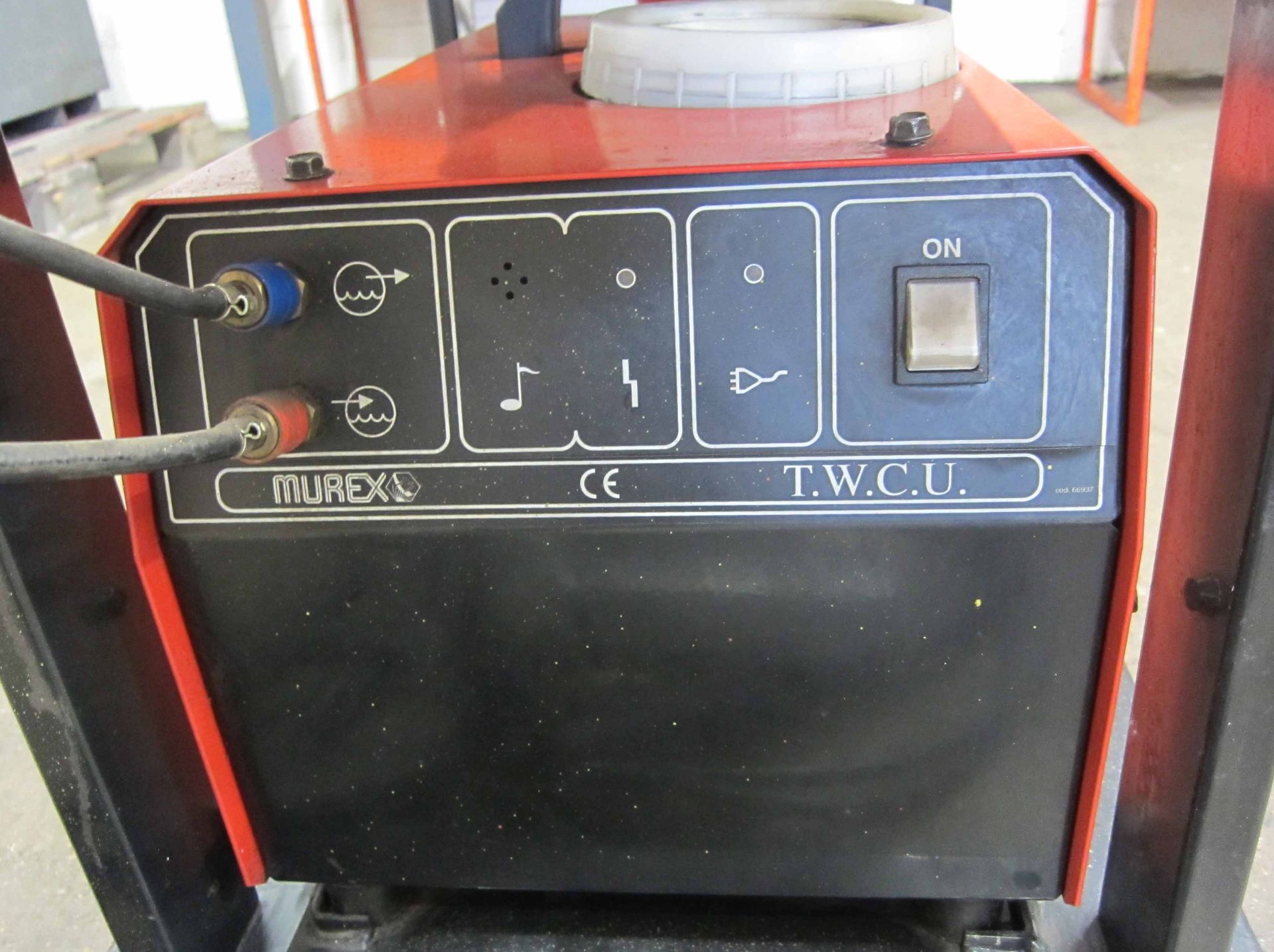 A MUREX Model Transtig AC/DC 353i Tig Welder, Serial No. 0602243, complete with MUREX Model TWCU, - Bild 6 aus 9