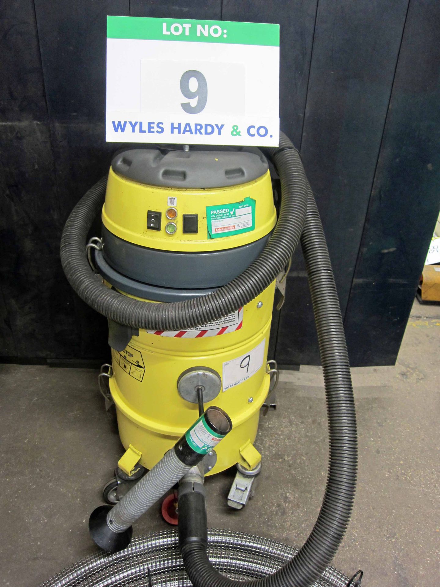 A WELDABILITY SIF Model EXTSVAC 110S 110V Mobile Fume Extractor complete with WELDABILITY Fume