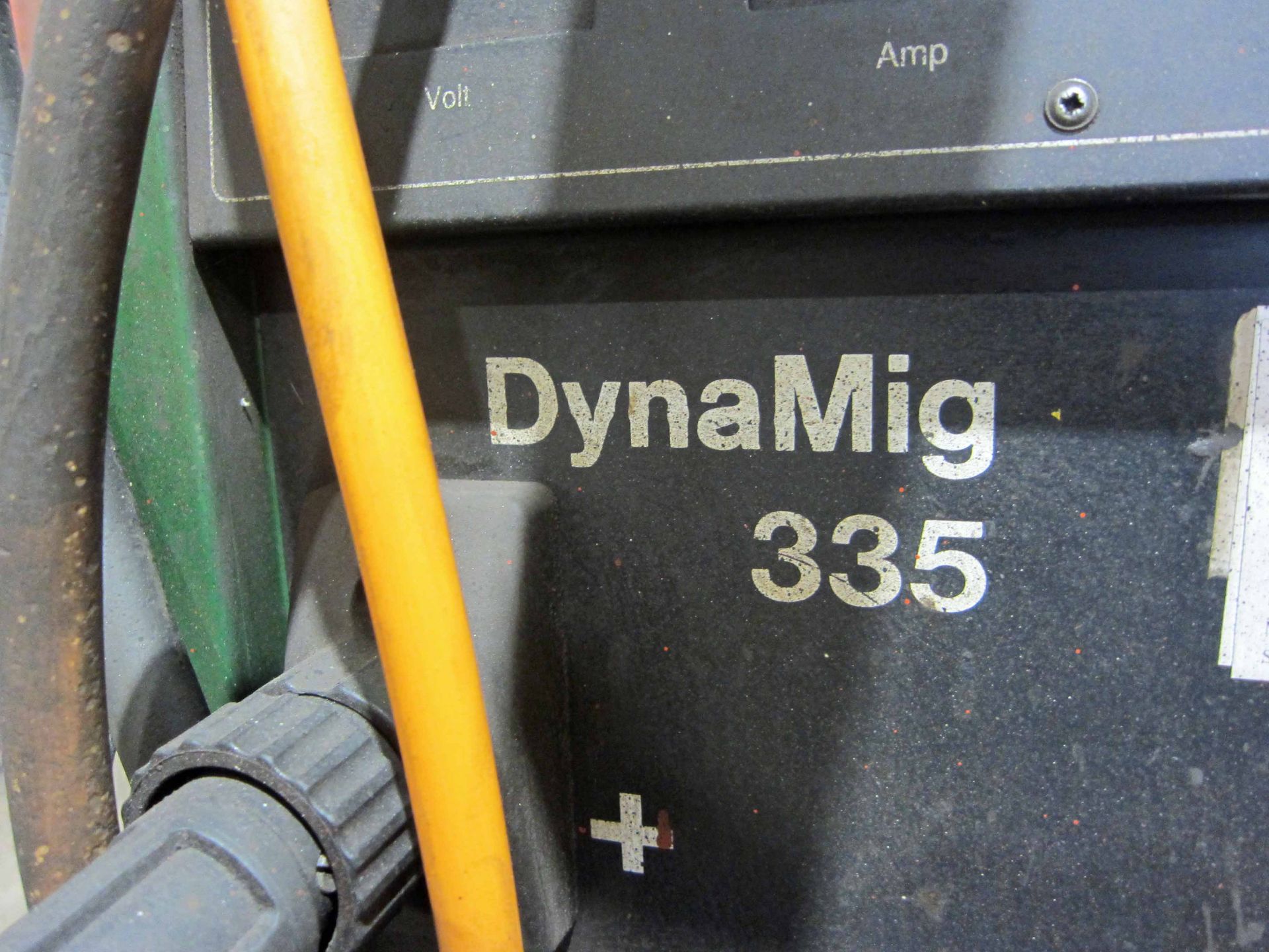 A MIGTRONIC Model Dyna Mig 335 Mig Welder (KDO335) complete with QUALITRONICS Voltage and Amp and - Bild 5 aus 7