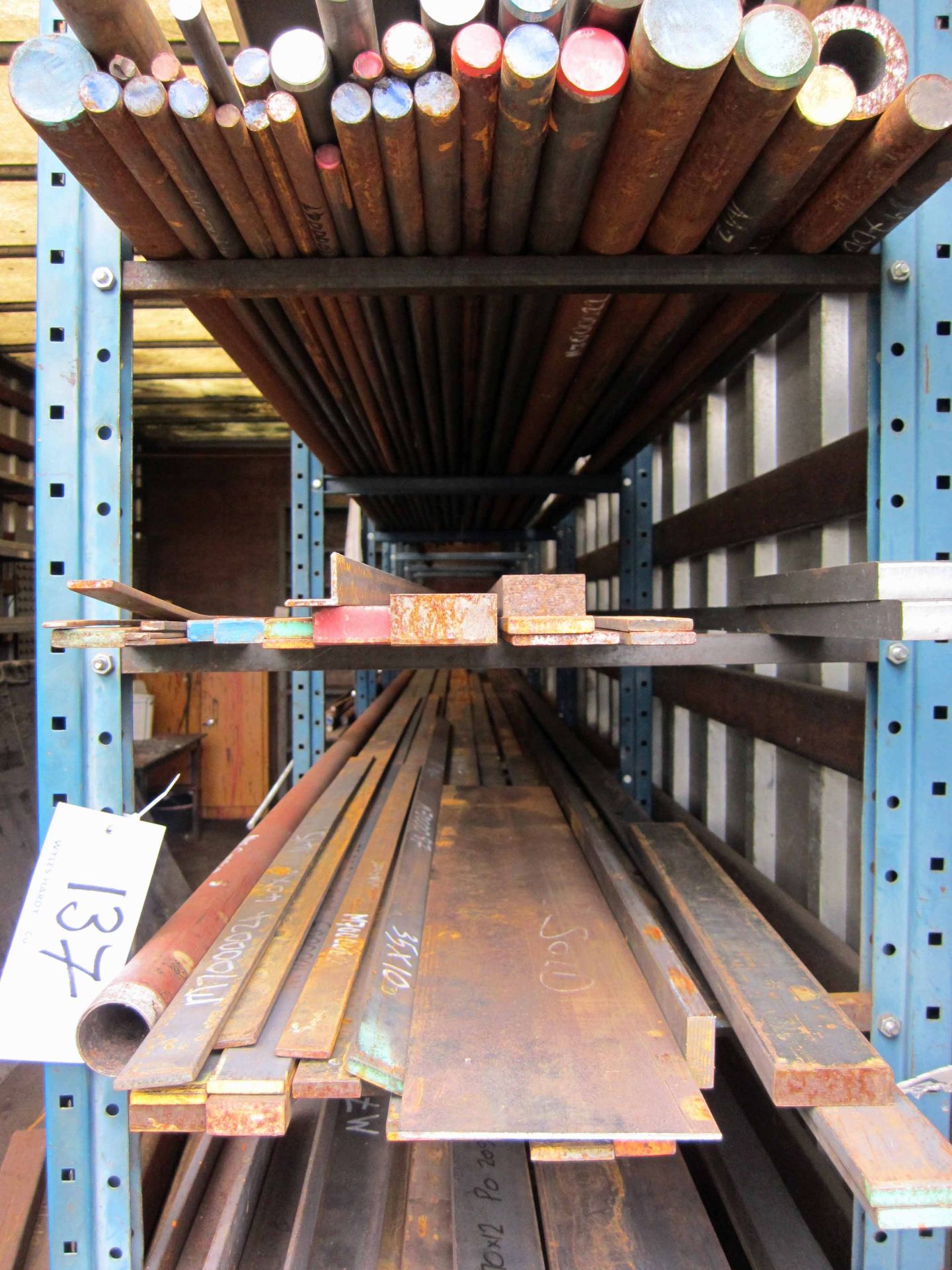 The Steel Stock Holding including Bar, Tube, Flat, Angle, Box Section, etc. (As Lotted includes - Image 3 of 13