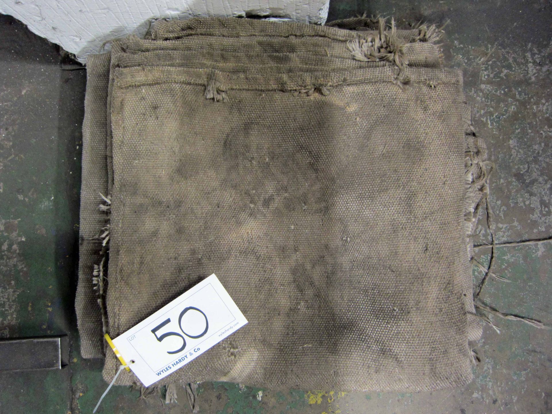 Three Fire Proof Welding Blankets Approx. 1900mm x 1900mm (All Used with Holes) - Image 2 of 2