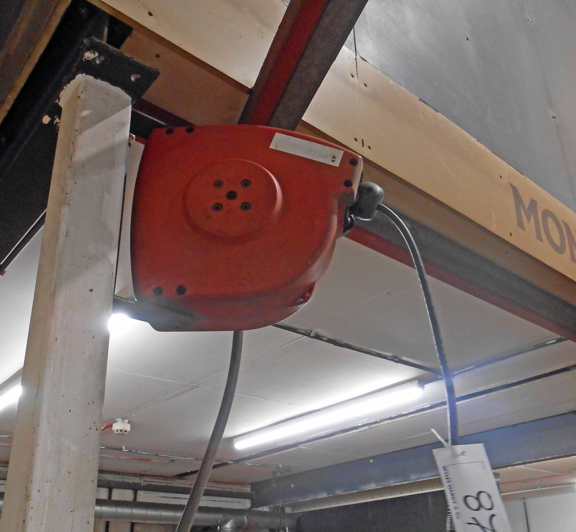 A DEMAC Retractable Air Line Hose Reel and Bracket (Method Statement Required before Removal - - Image 2 of 2