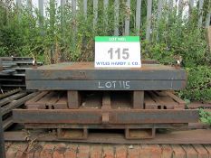 Two Steel Test Weights, 965Kg and 500Kg (Not Calibrated) (Note: Use Reserved until 2509/20)