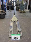 A CROWN Manual Hydraulic Pallet Truck