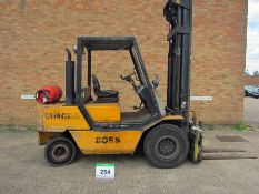 A BOSS Model SH40 LPG Forklift Truck Type SH40-5A2, PERKINS Engine, Max. capacity 4000Kg at 500mm